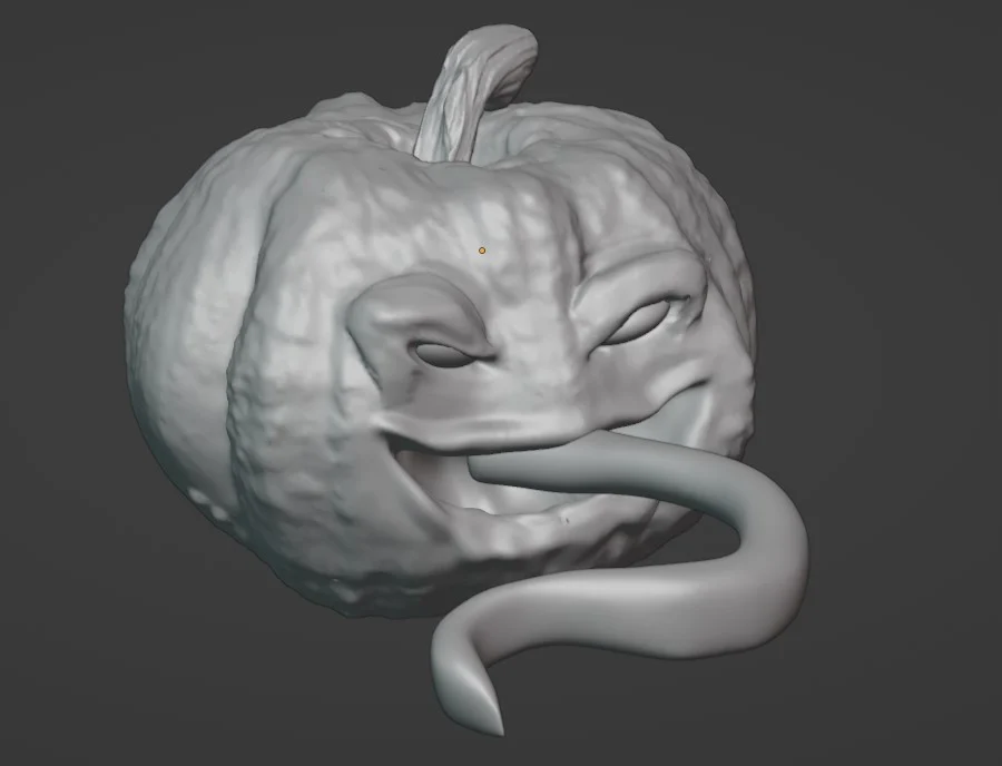 Nasty Halloween Pumpkin