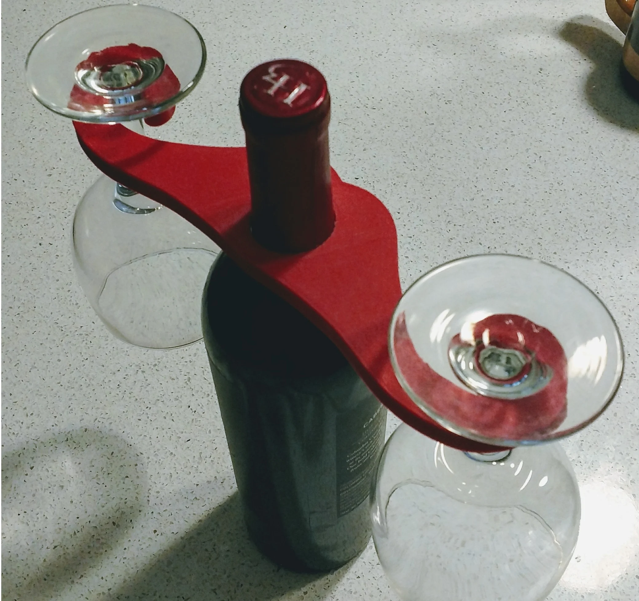 Mustache Wine Butler