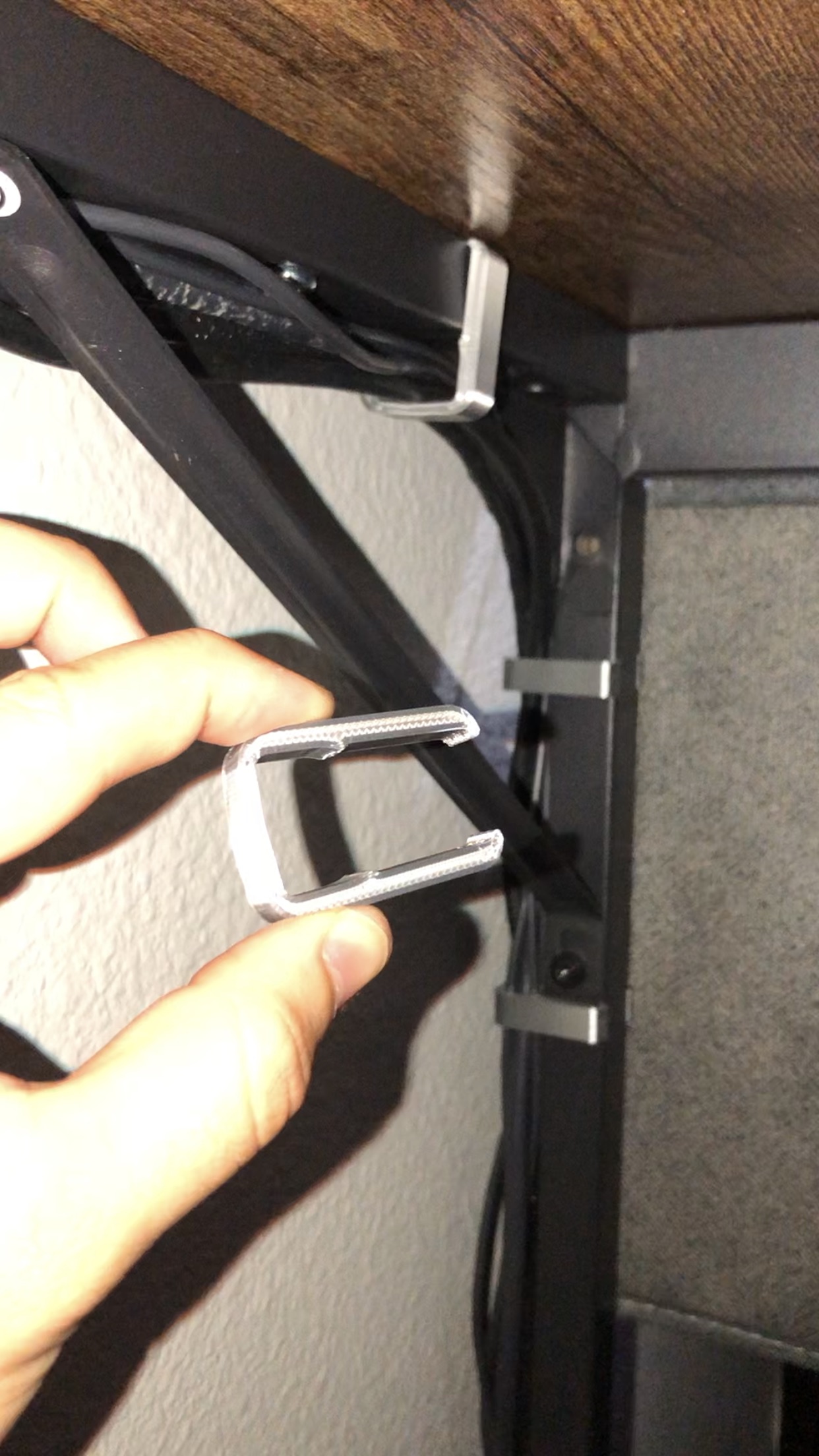 desk cable clips for 20mm Square Tube - CubiCubi