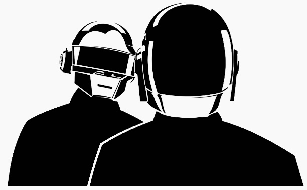 Daft Punk stencil 3