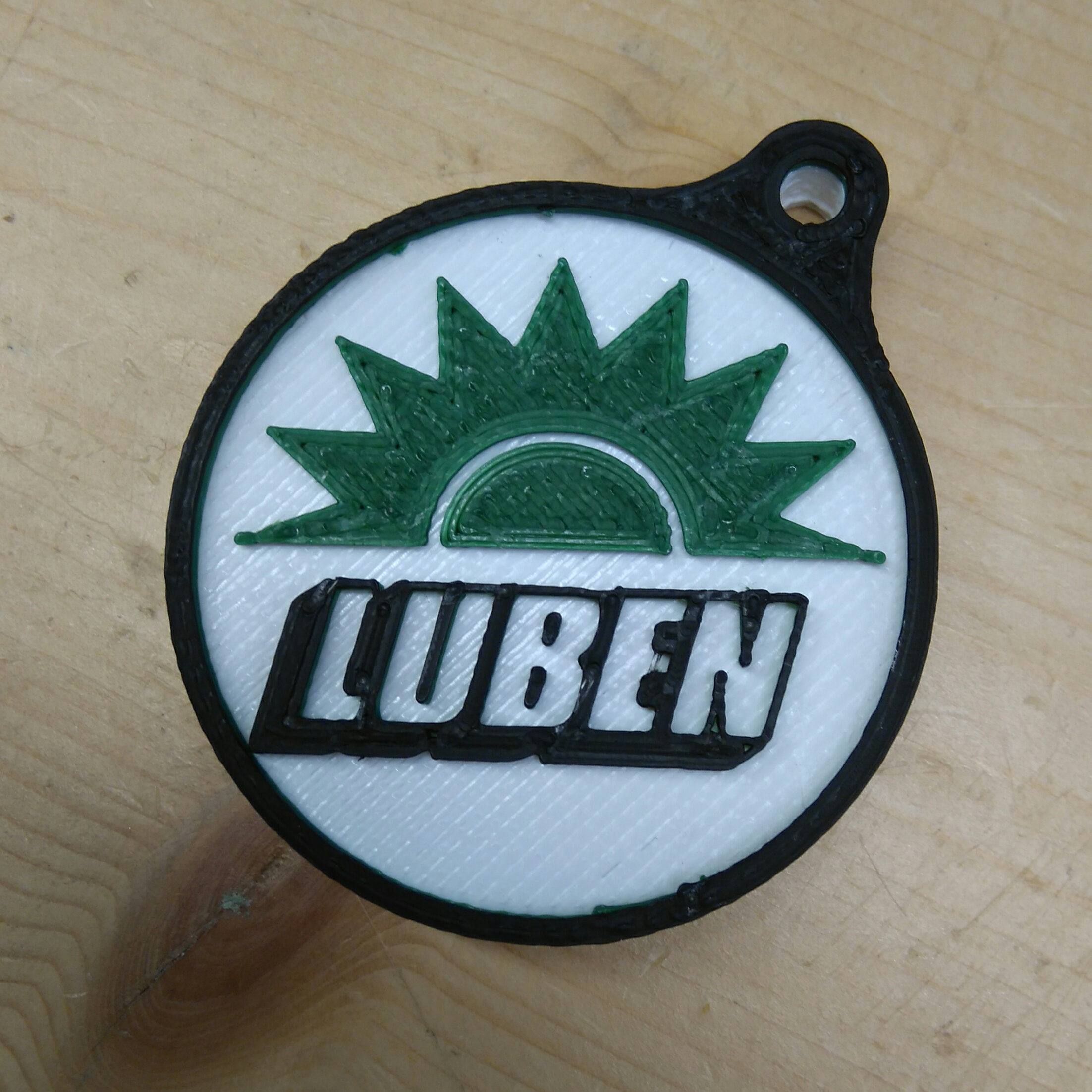 Luben Socialist keyring
