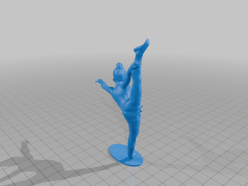 Elegant Ballerina Balance Pose Figurine