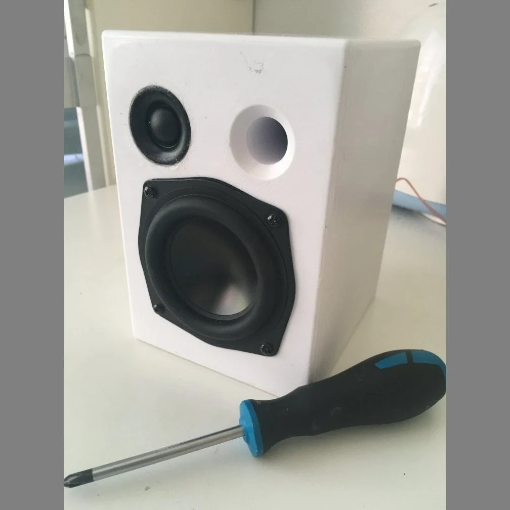 Cabinet for Helium - superb micro speaker by Scott Sehlin
