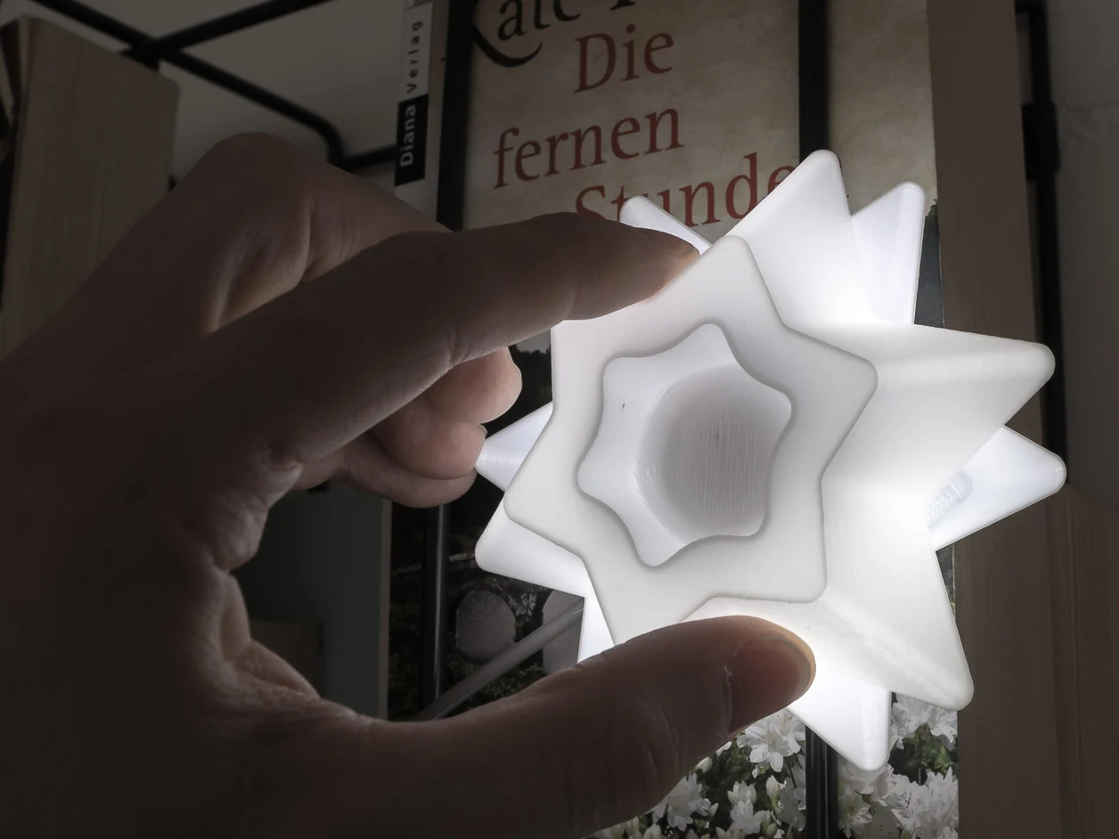 Stars for Christmas Decoration - LED light