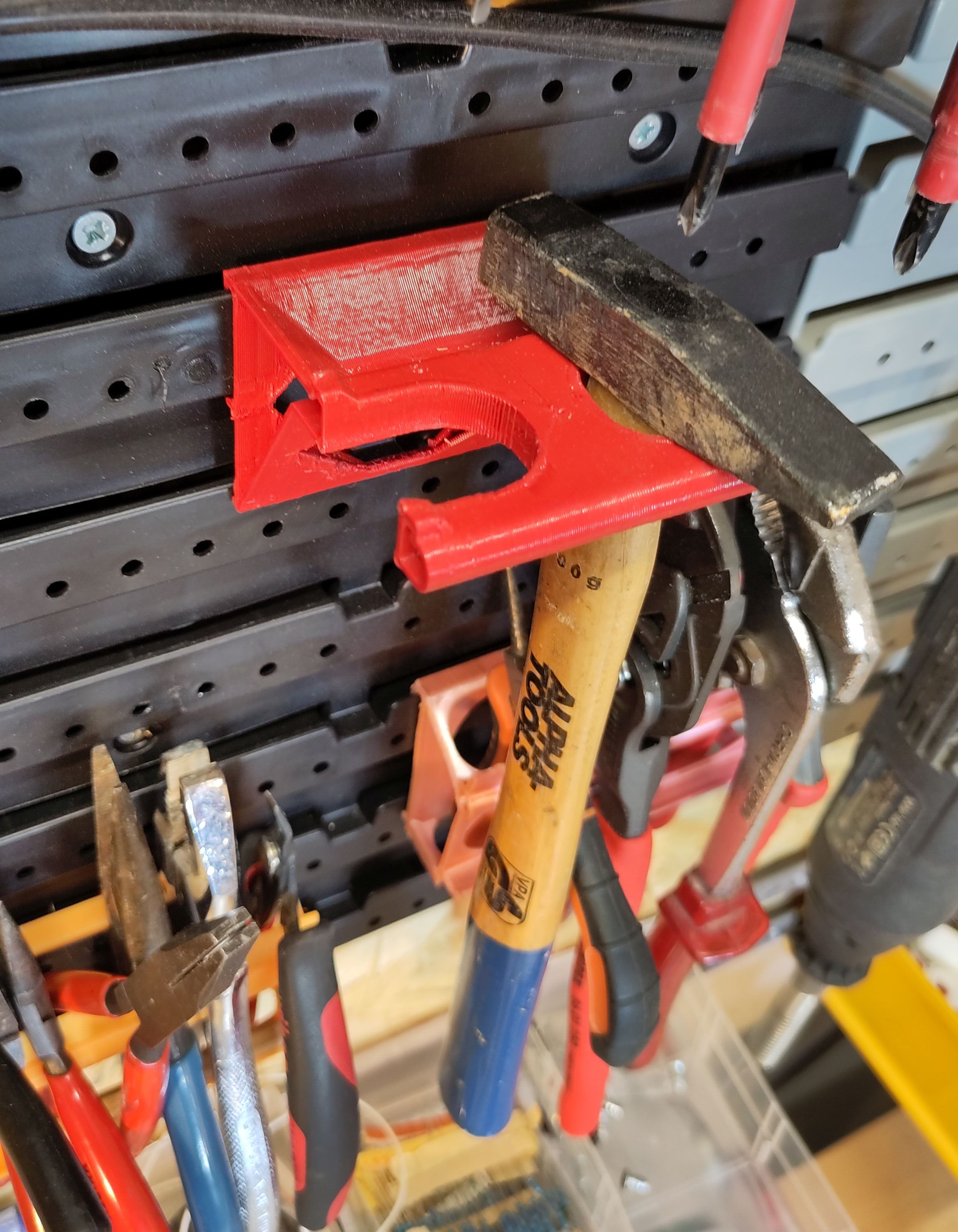 2x Hammer holder for Wall mount&storage system (Allit StorePlus)