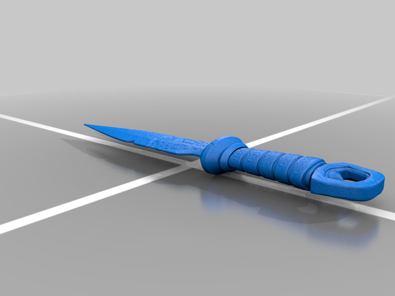 3D hand knife 3D printable model