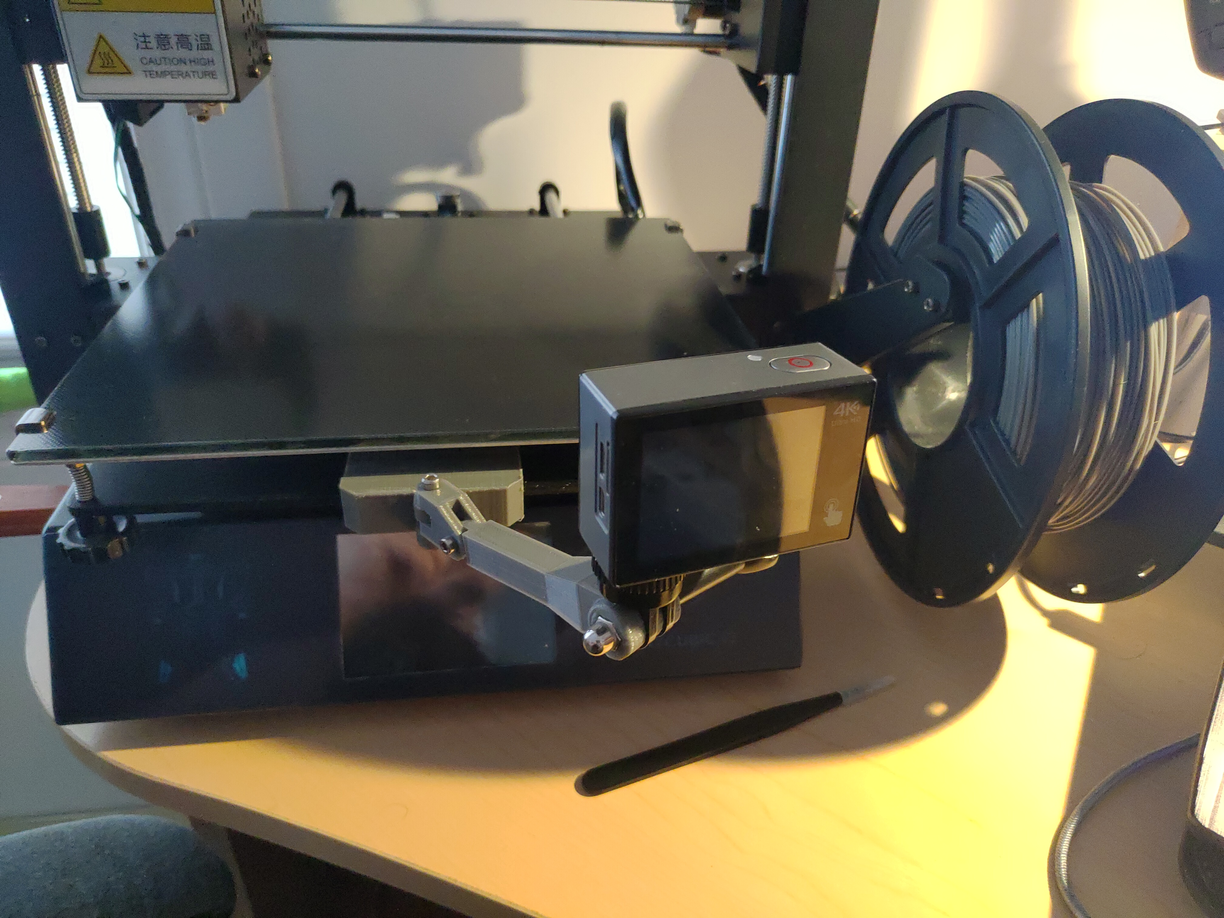 Gopro Mount for Anycubic Mega S
