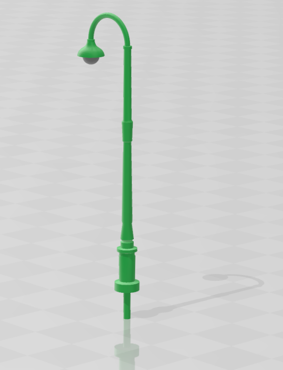 Gooseneck Streetlight - OO/HO scale