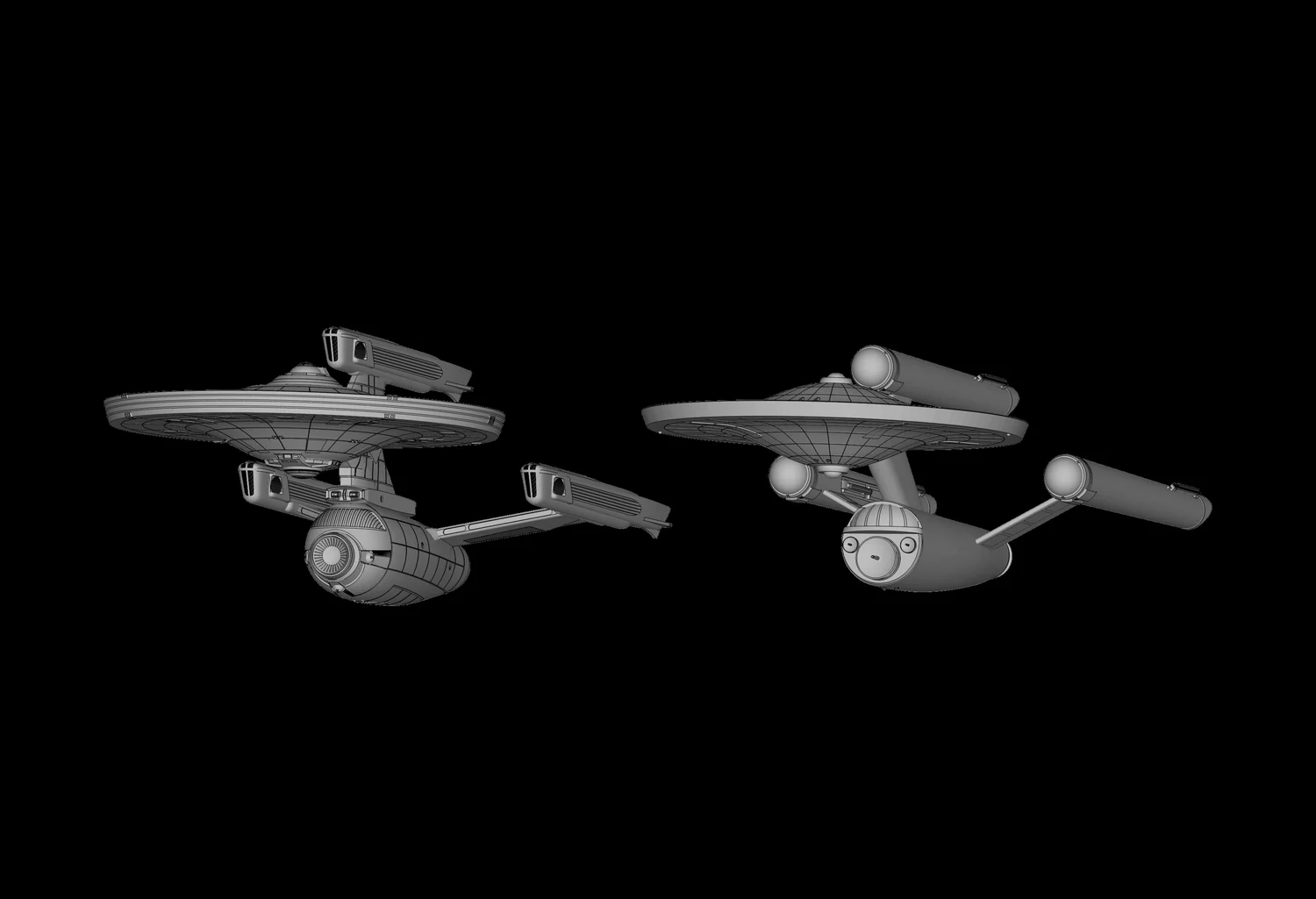 Federation class dreadnought and derivatives: Star Trek starship parts kit expansion #15