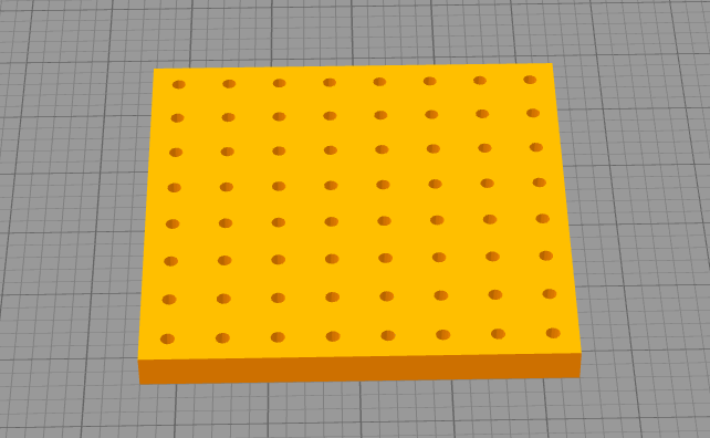 Led cube 8x8x8 template