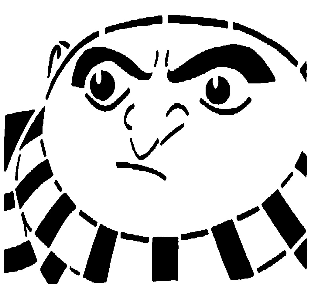 Felonious Gru stencil 1