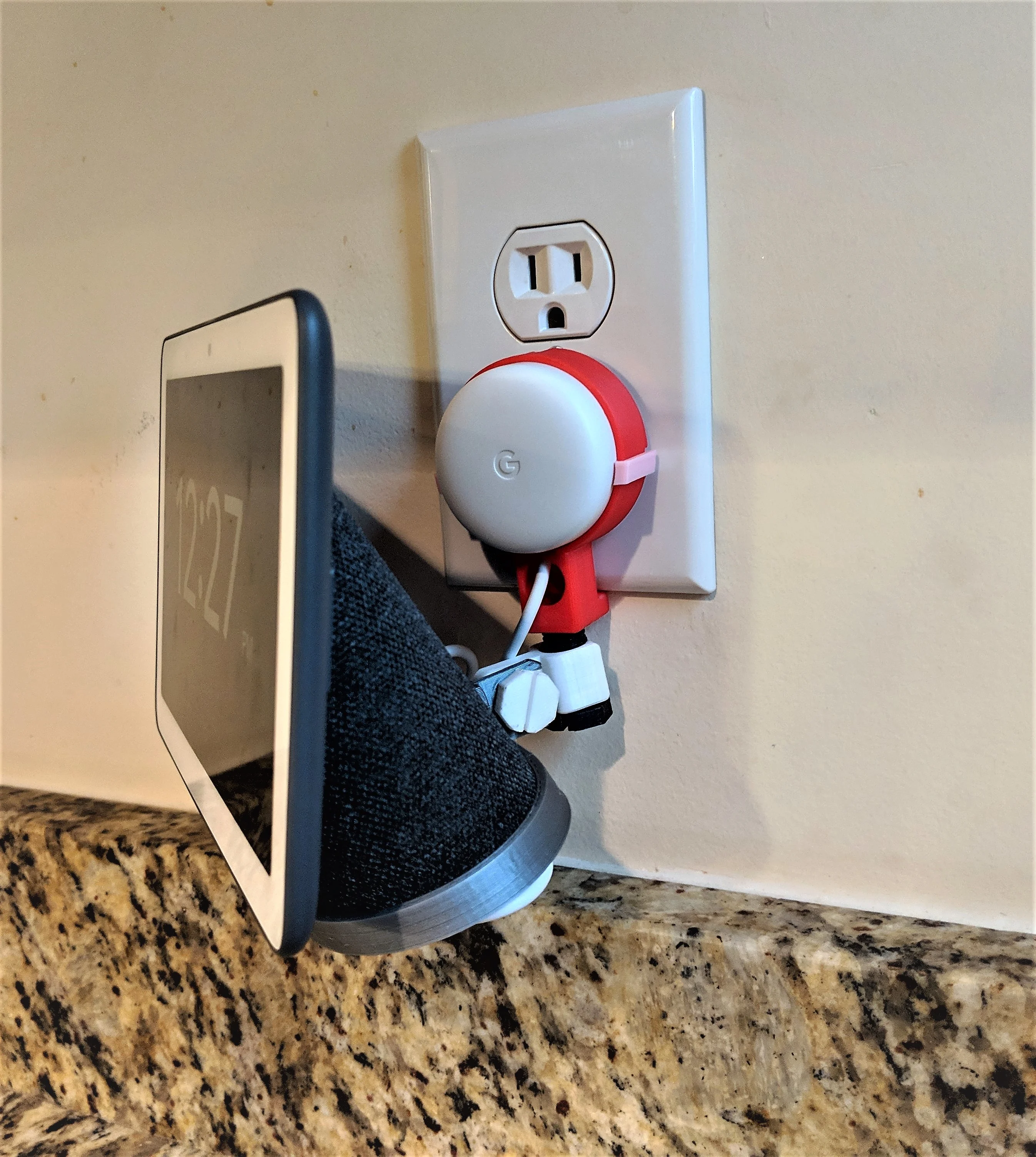 Google Home Hub Wall Plug Mount V1