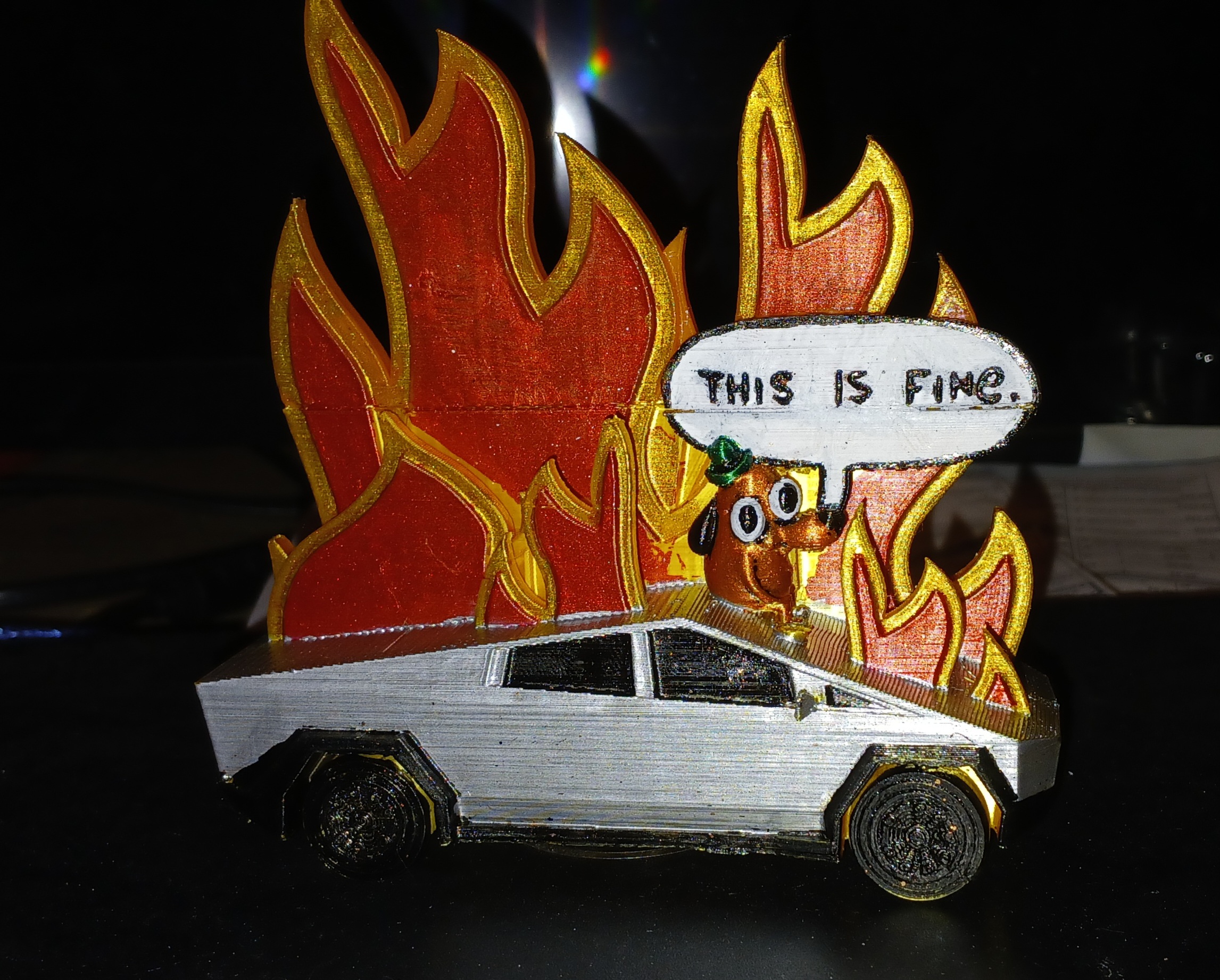 This Tesla Is Fine!