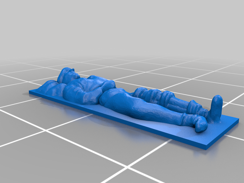 Man on Stretcher for Matchbox Mercedes Ambulance (Lesney) #3