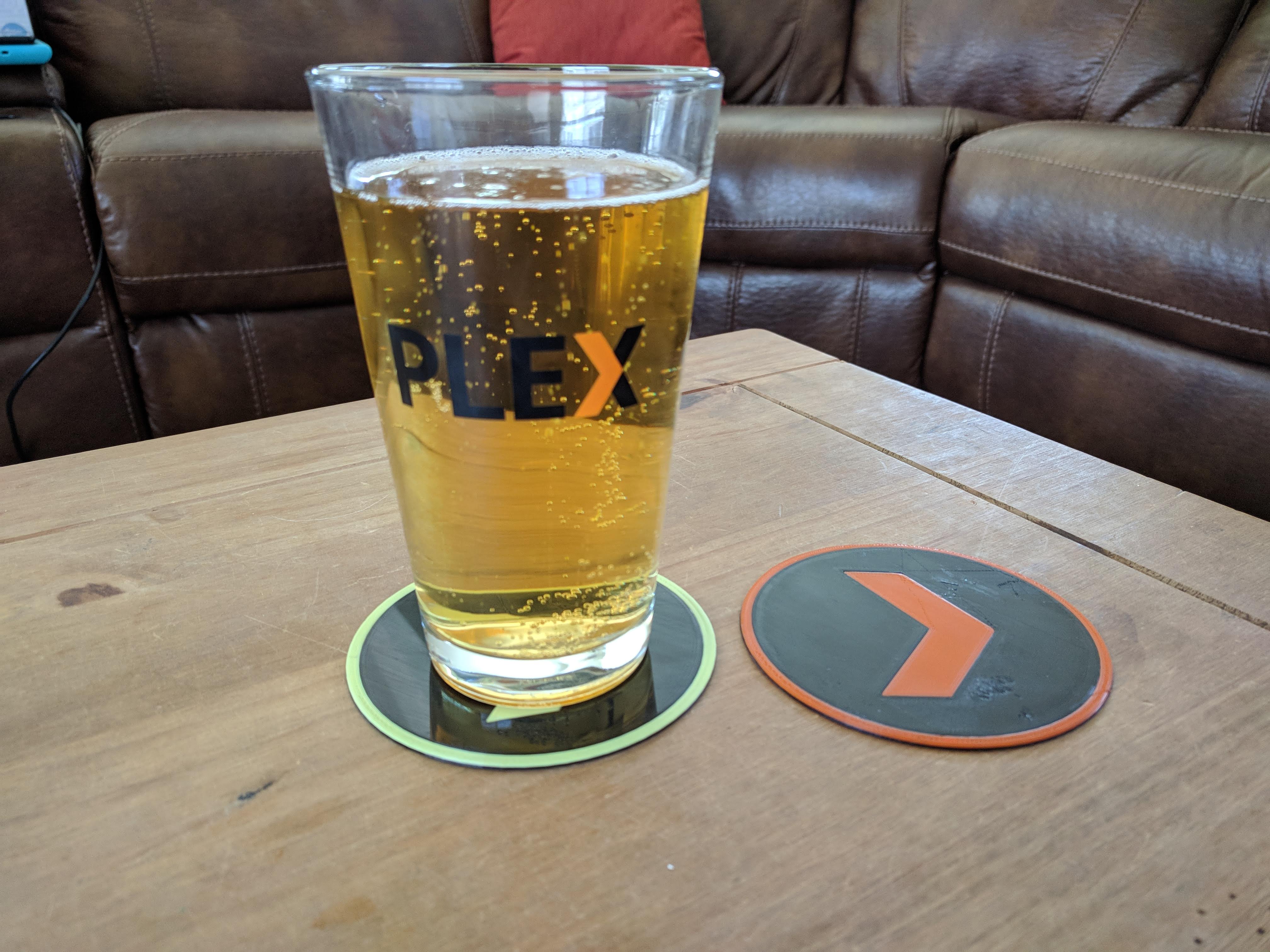 Plex Beer Coaster