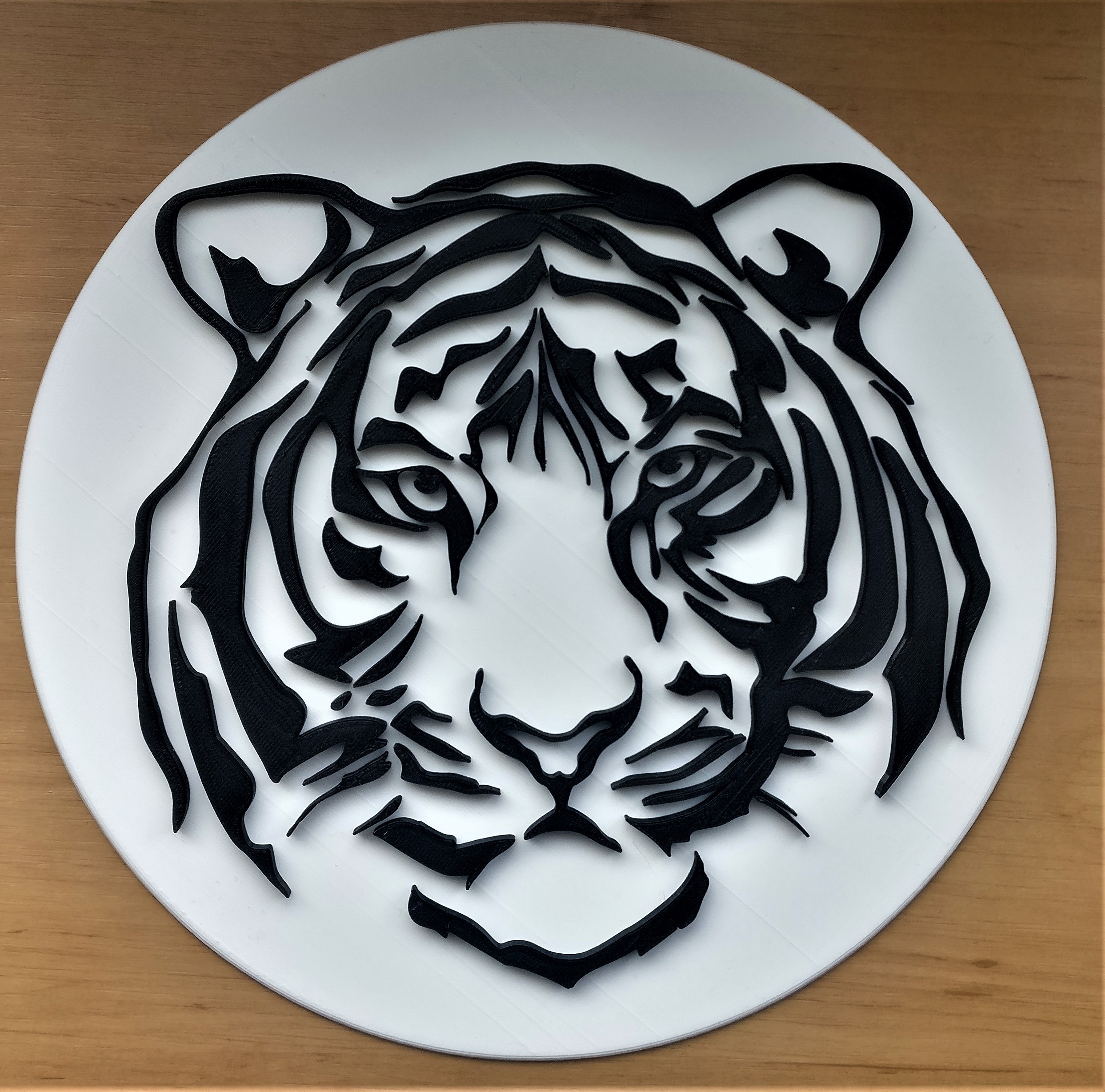 Tribal Tiger with/without plate