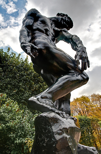 Adam at The Musée Rodin, Paris