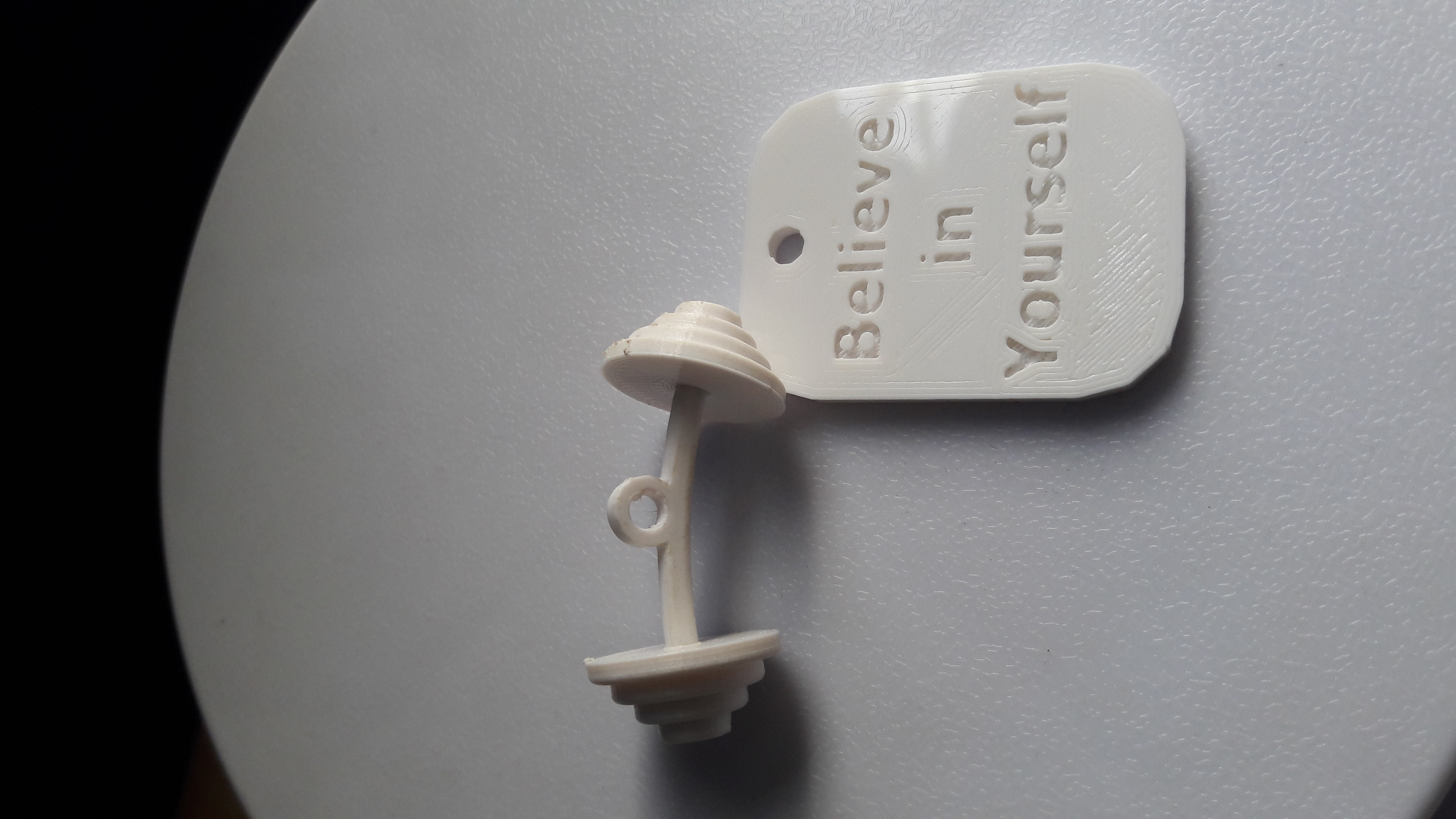 Weightlifting Keychain