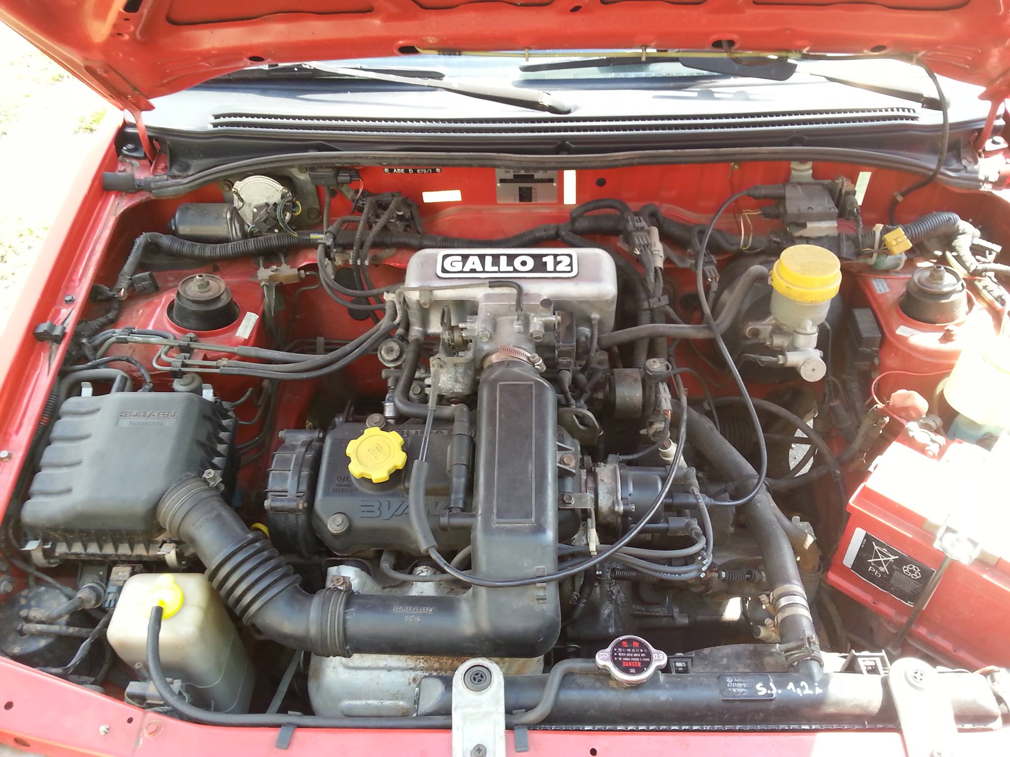 Gallo 12 full swap kit for Subaru Justy EF12-E