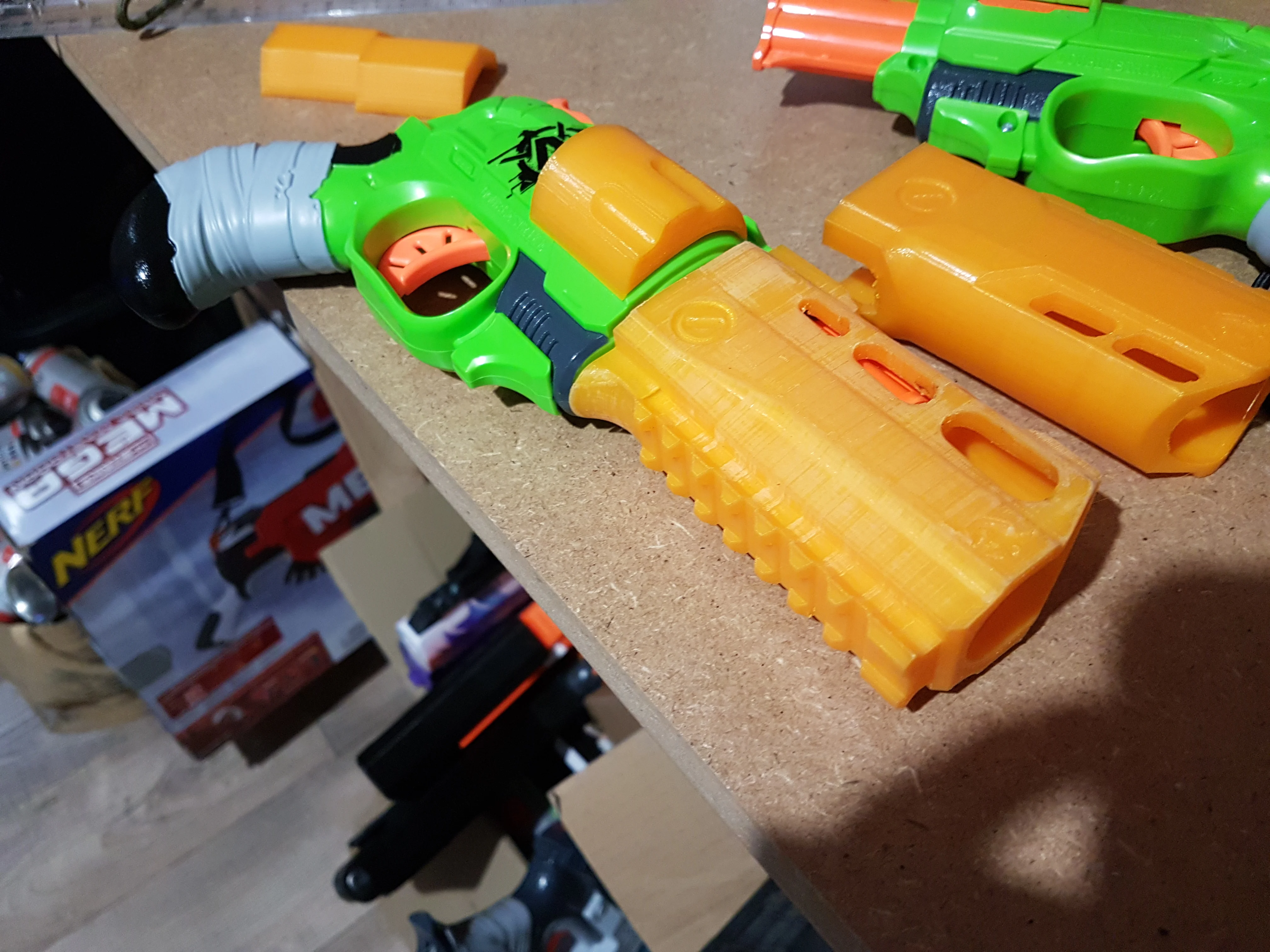 Nerf doublestrike fake cylinder