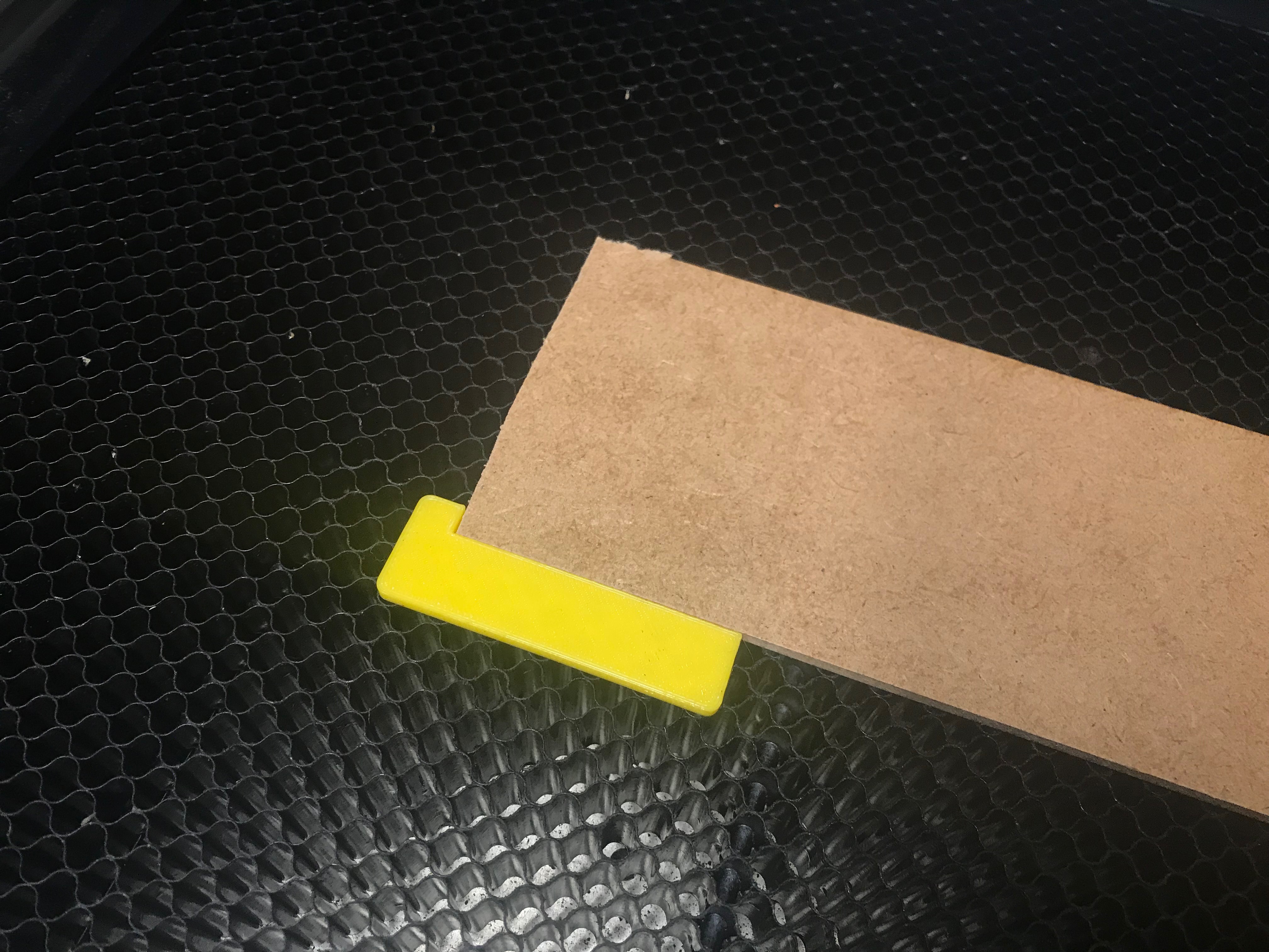 Glowforge benchdog alignment jig
