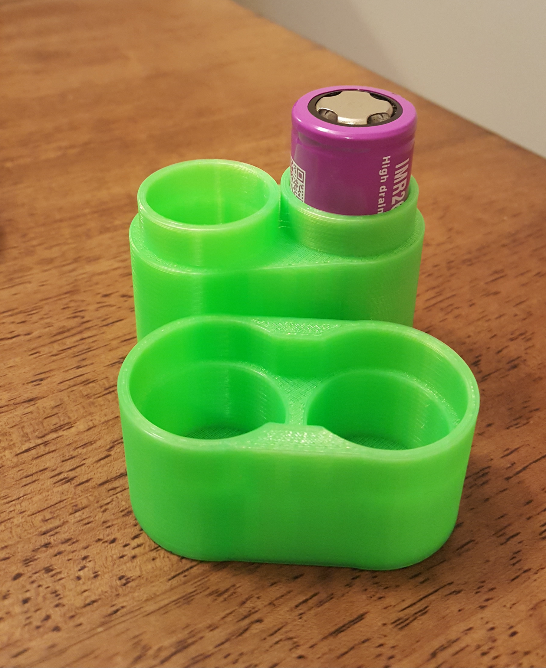 Dual 26650 battery box