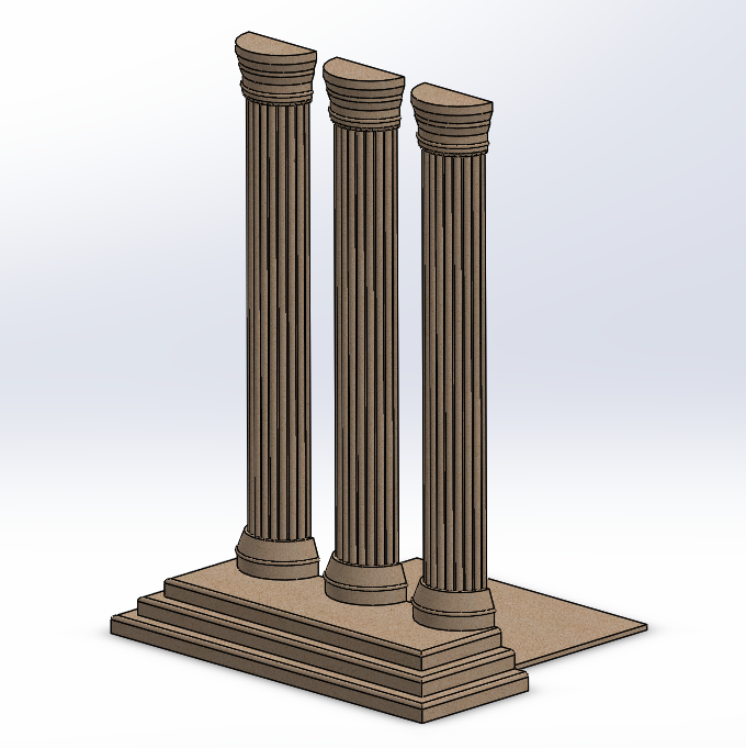 Roman Greek Column Bookend