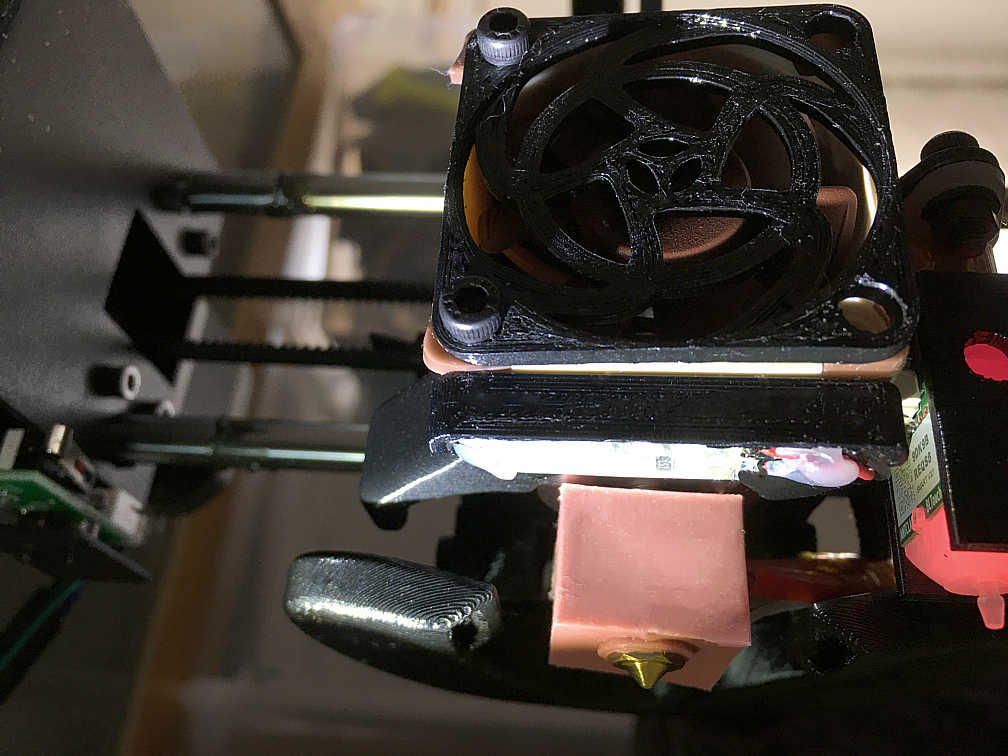 MKV4 LED StripeLight 40mm NOCTUA / LED Beleuchtung für Anycubic I3 Mega MK4 Hotend Adapter