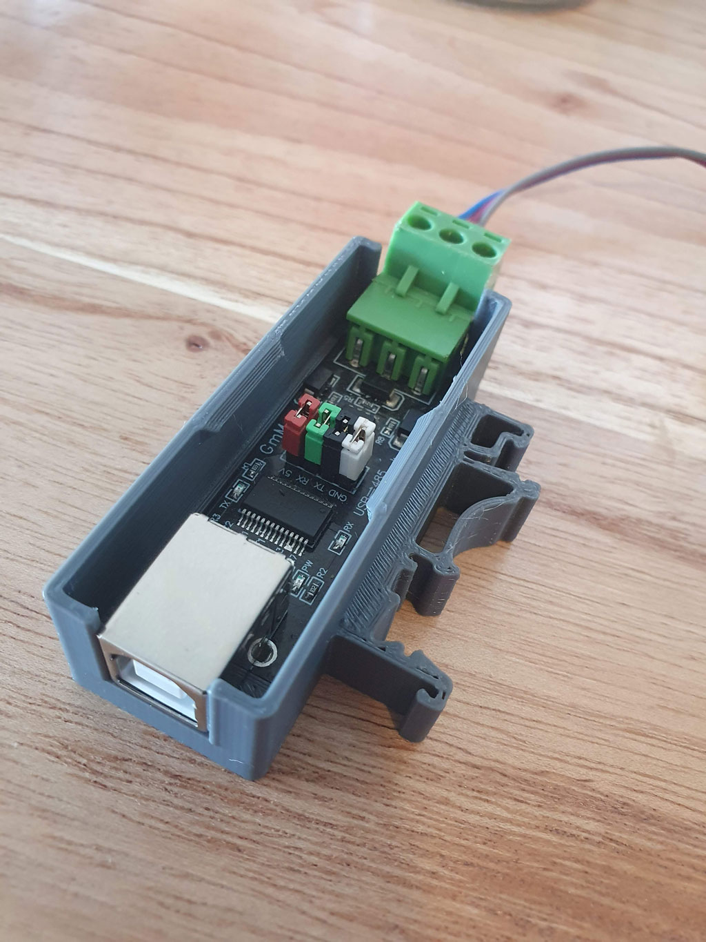 GmM USB to RS485 transceiver DIN case