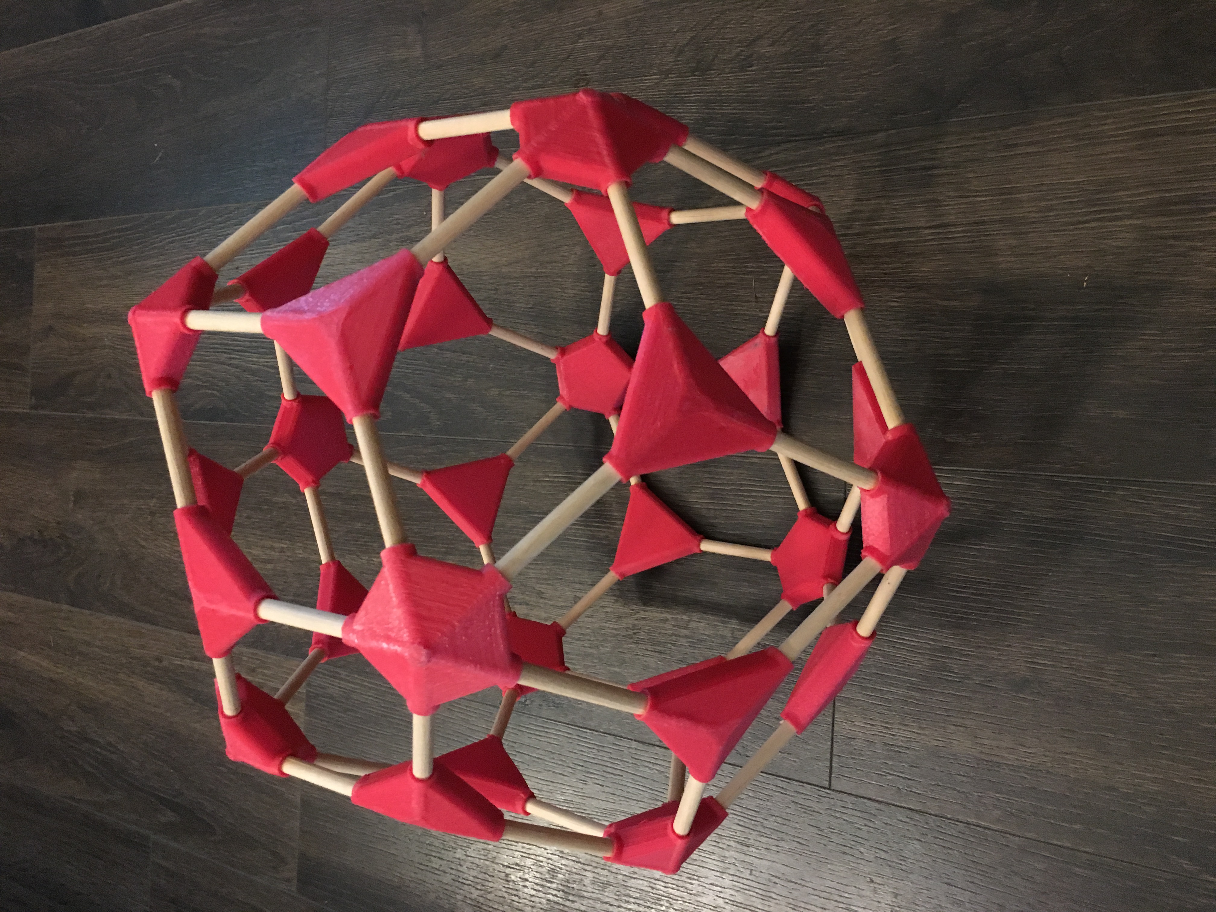 Rhombic Triacontahedron Connectors