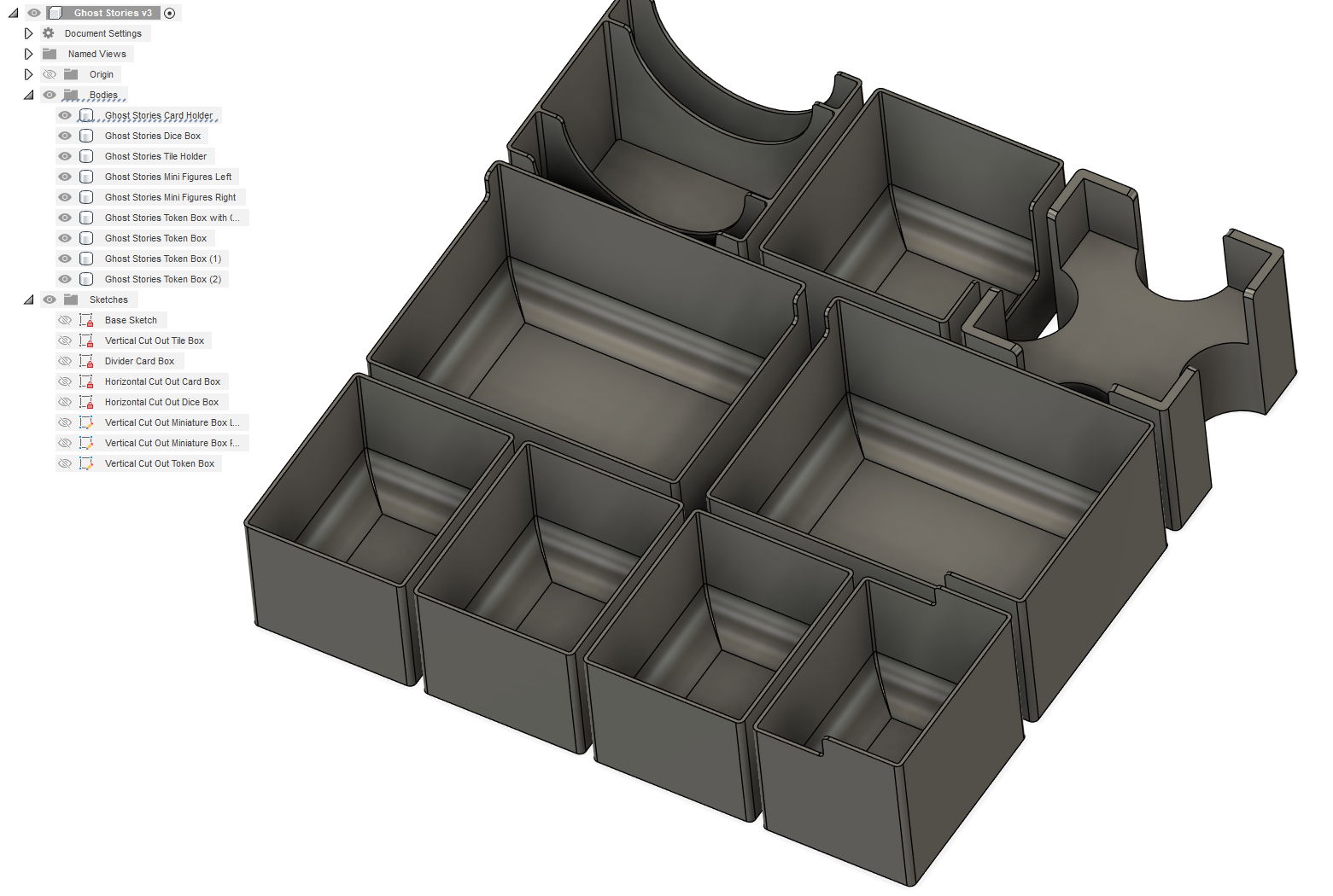 Ghost Stories Insert (with White Moon Extension), easier to print, less time and filament use