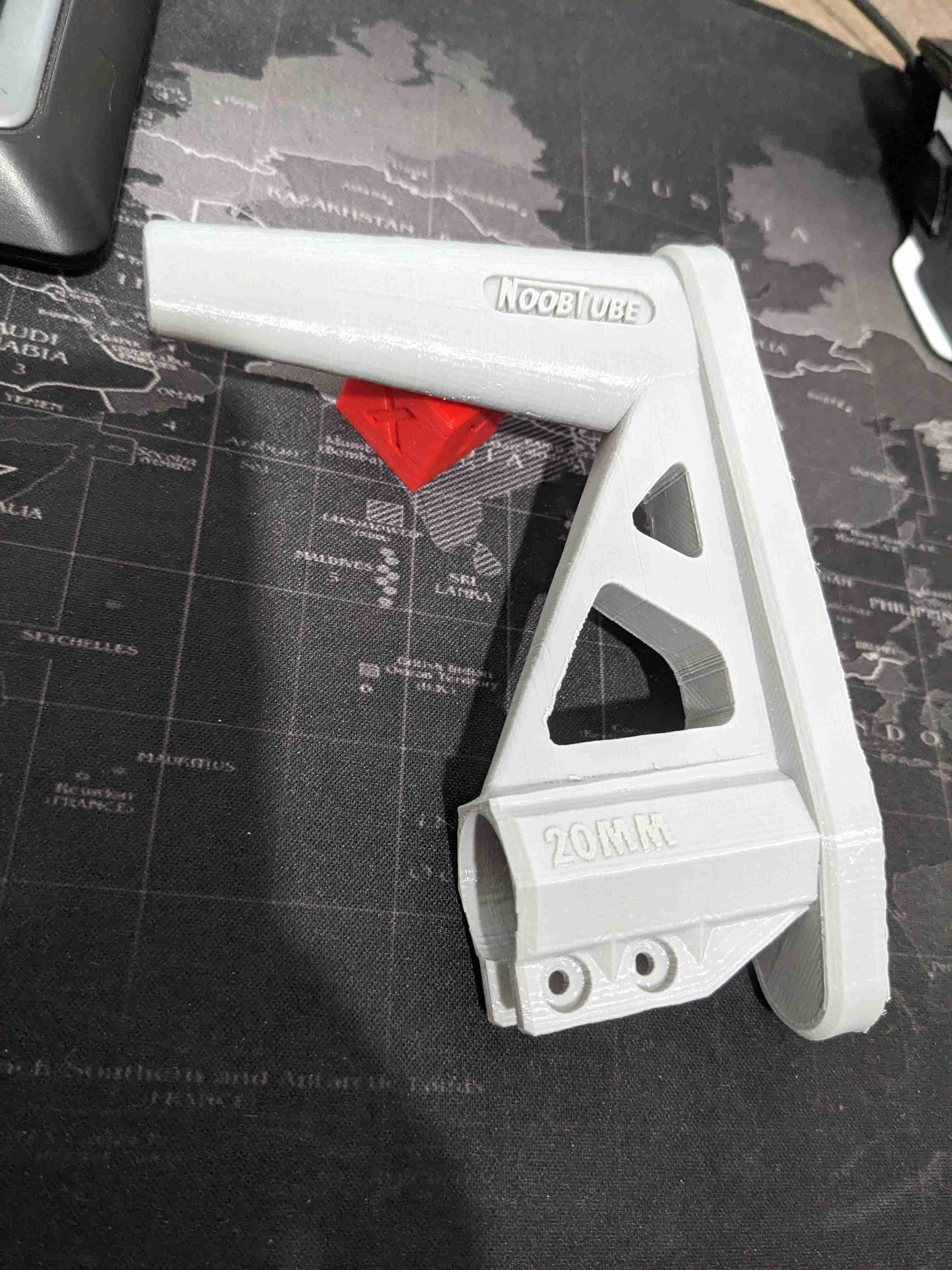 NoobTube Butt stock with cheek piece in 20mm