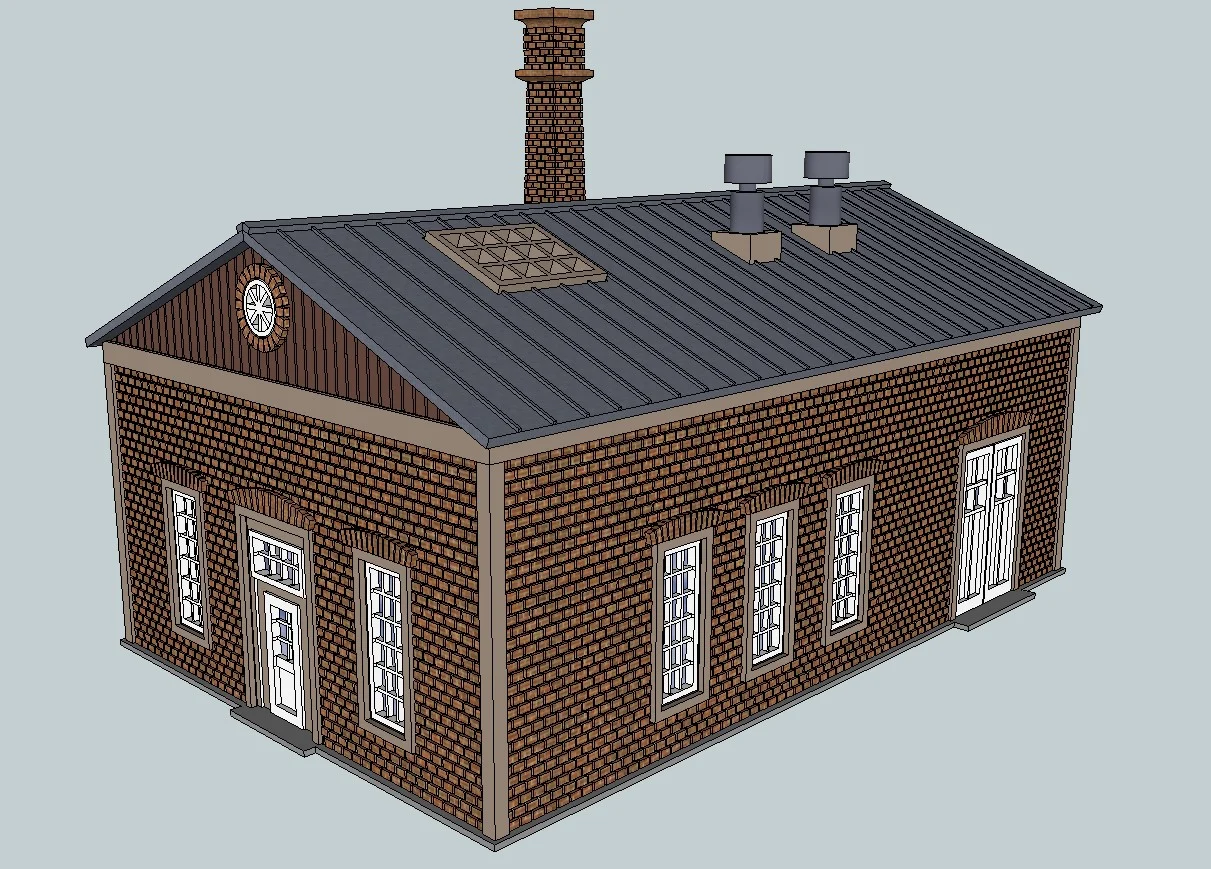 HO Scale Boiler Building or Bakery
