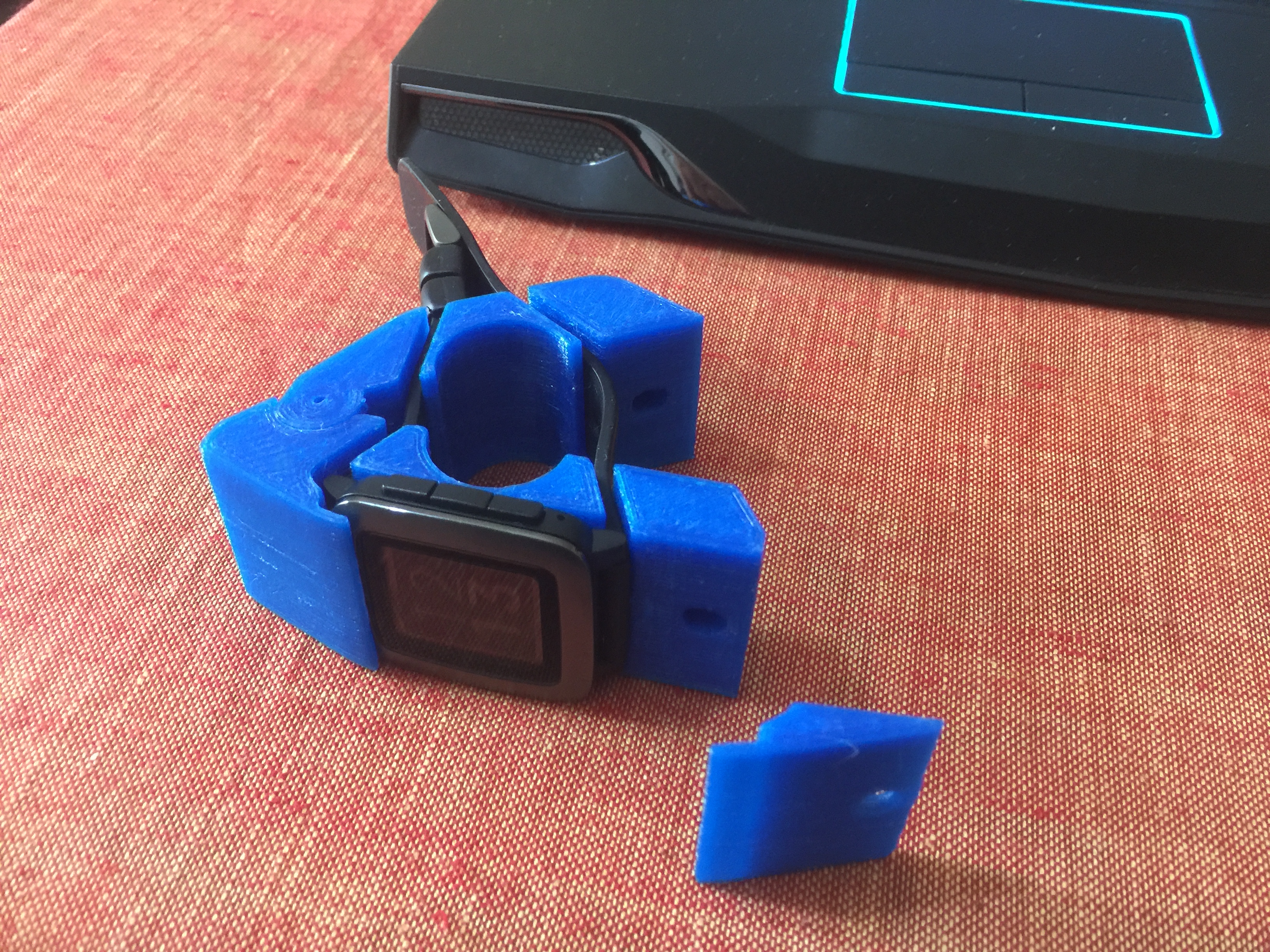 Pebble Time handelbar mount V2
