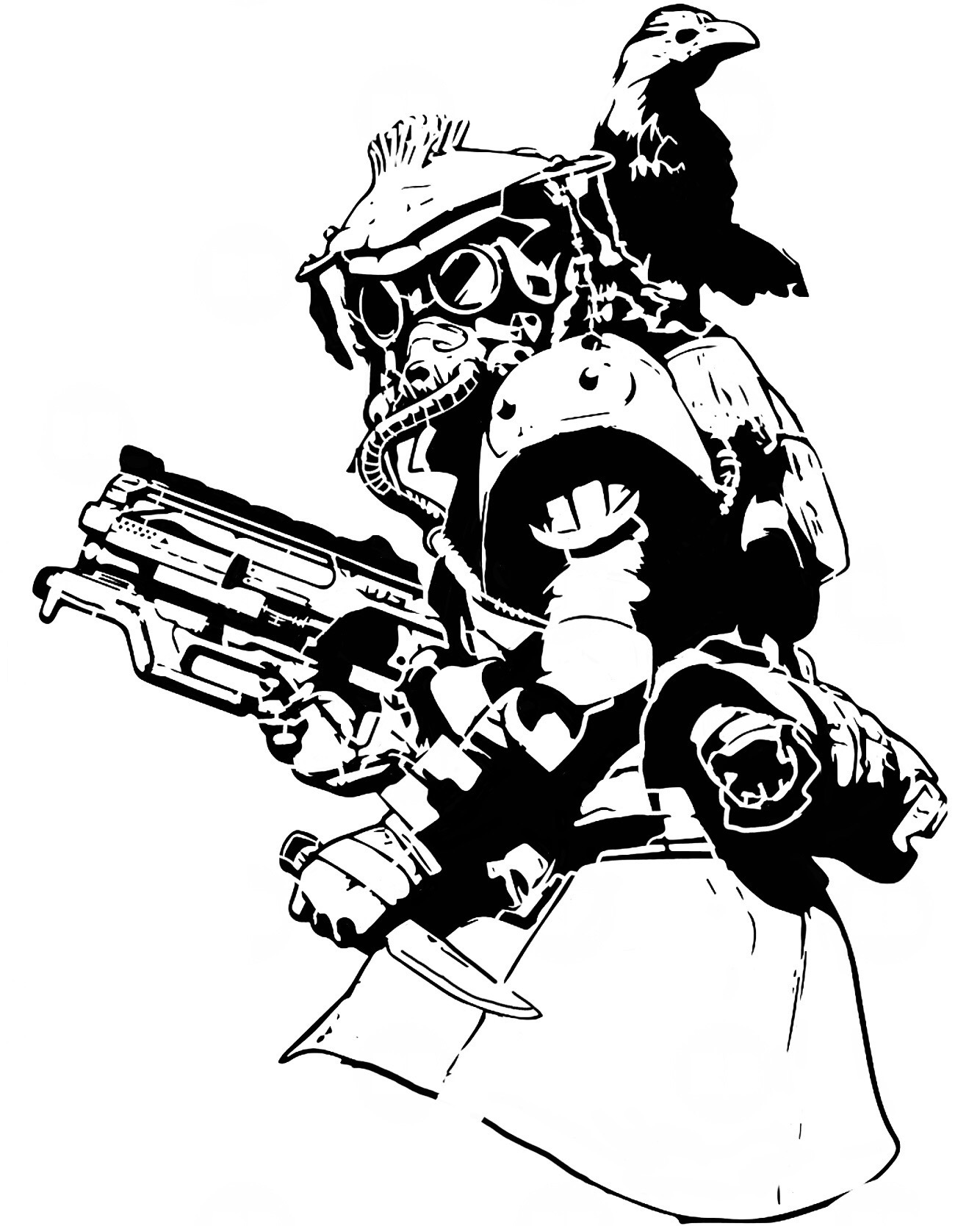 Bloodhound stencil