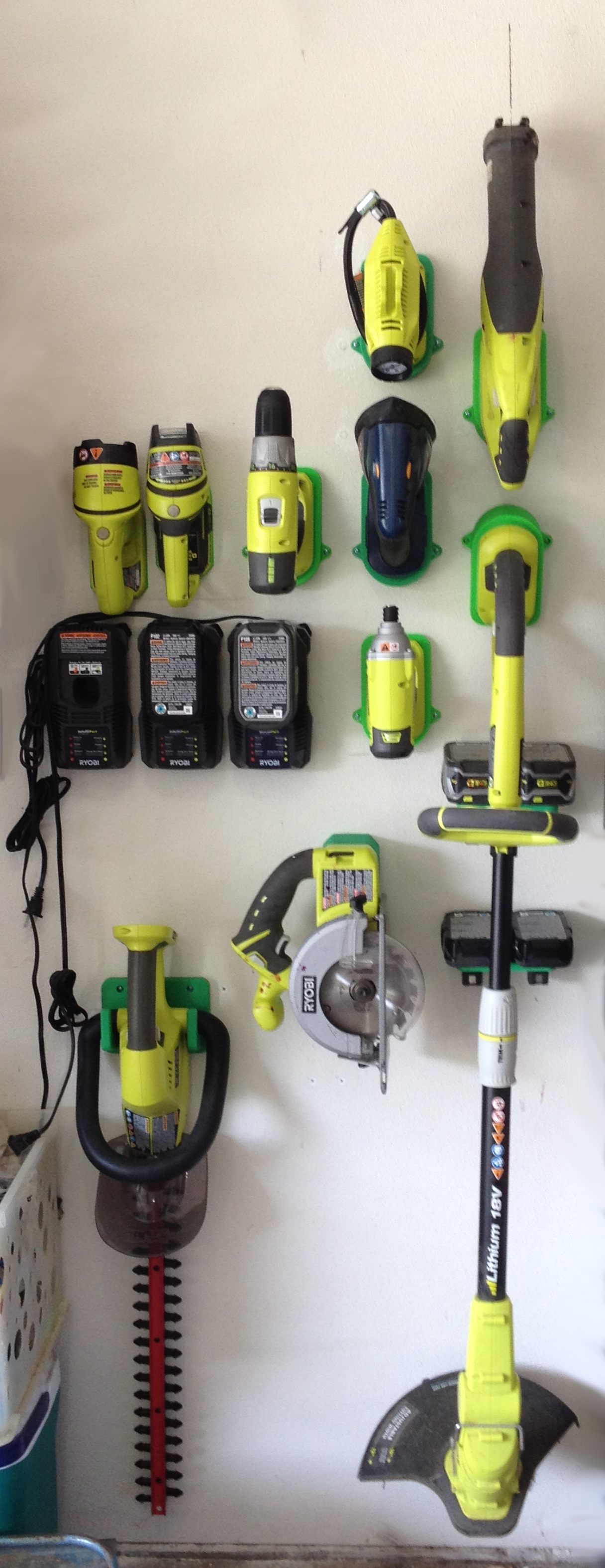 Ryobi 18V tool holders