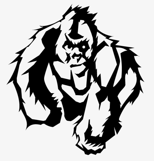 Gorilla wall art