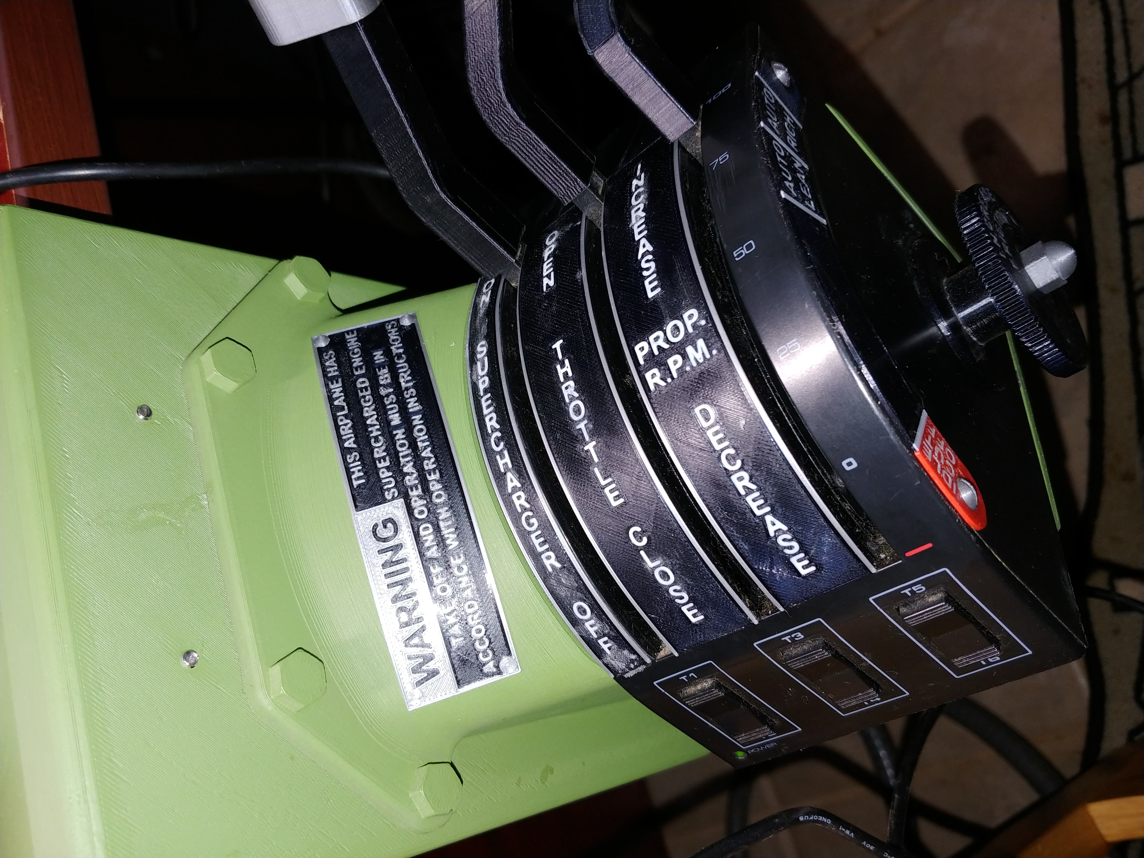 Saitek Quadrant - P-47 Bracket & Levers