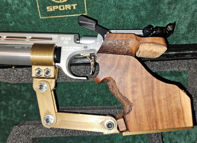 Support de tir en appui UFOLEP pour pistolet à air