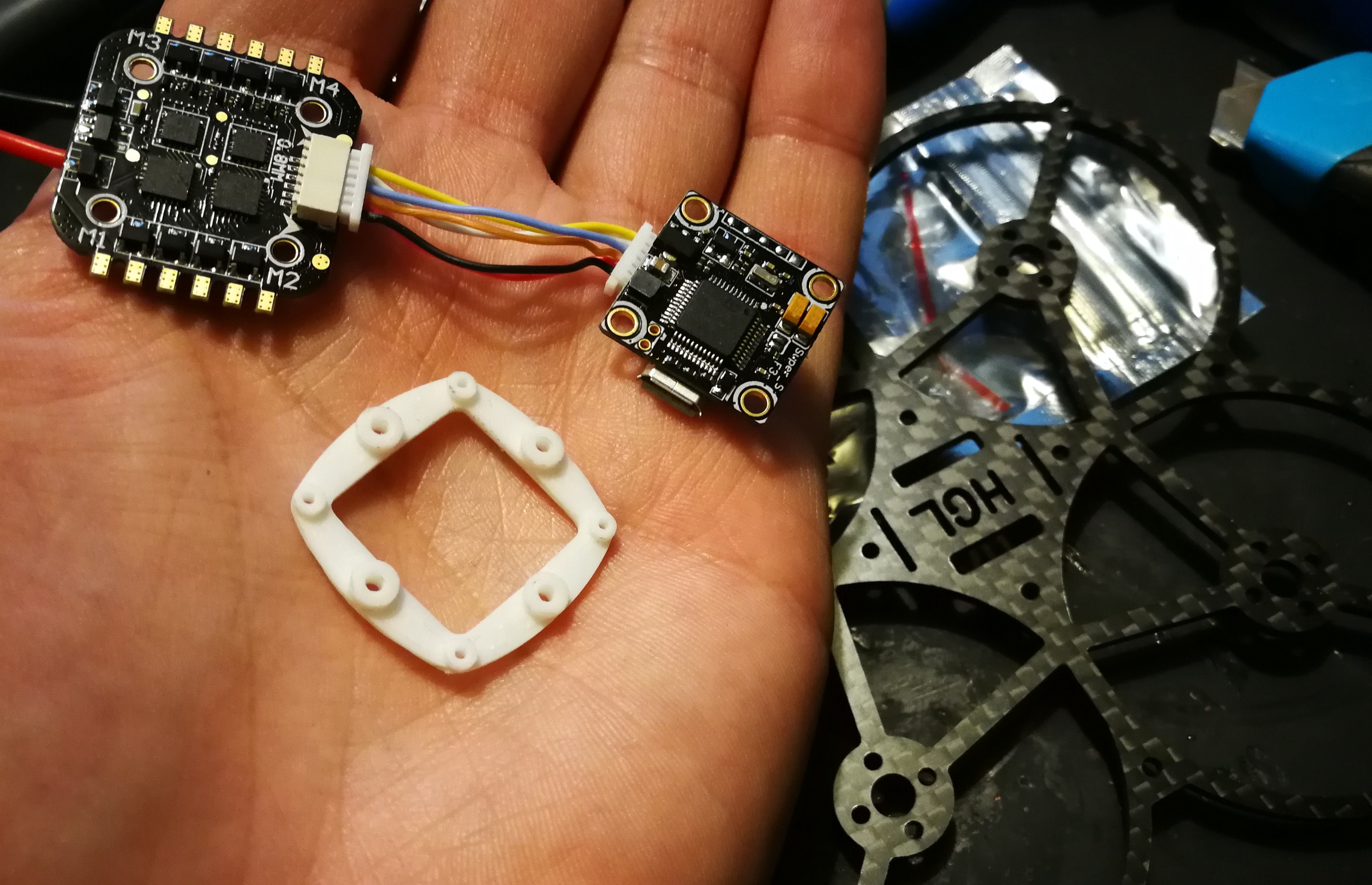 16x16mm to 20x20mm FC mount