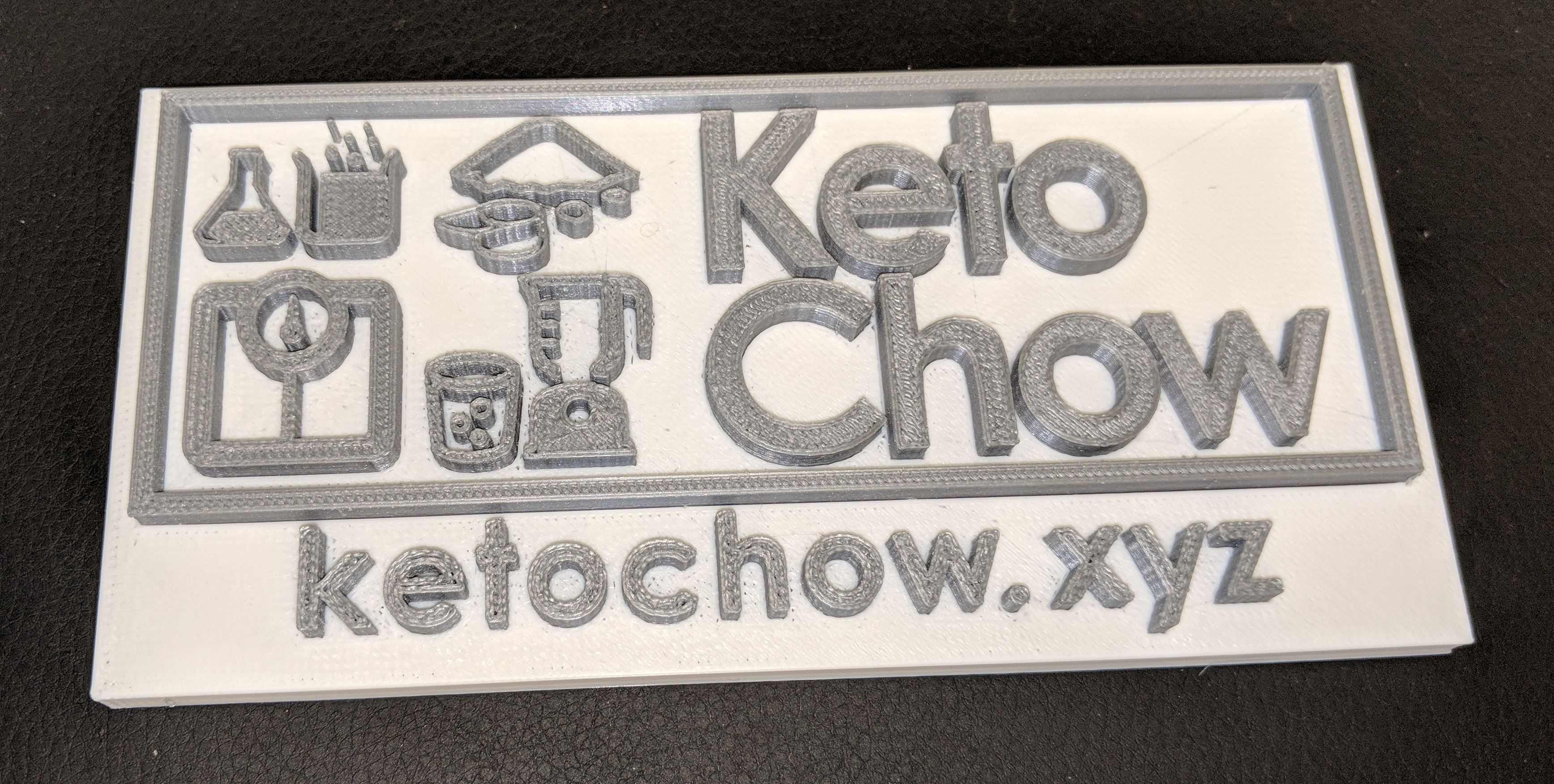 Keto Chow logo (dual extruder)