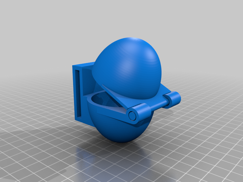 Tactical Belt-Mounted Egg Holster with latch