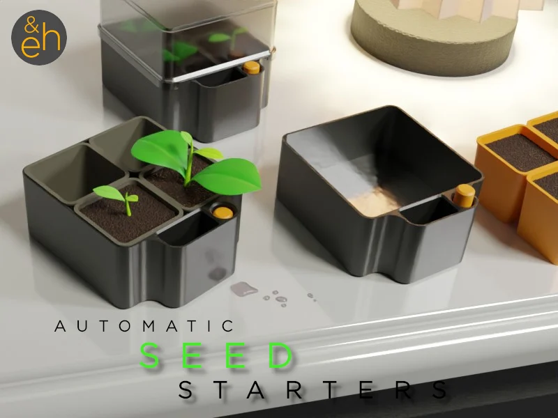 Automatic Seed Starter - Self Watering Seed Starter With Transparent Lid