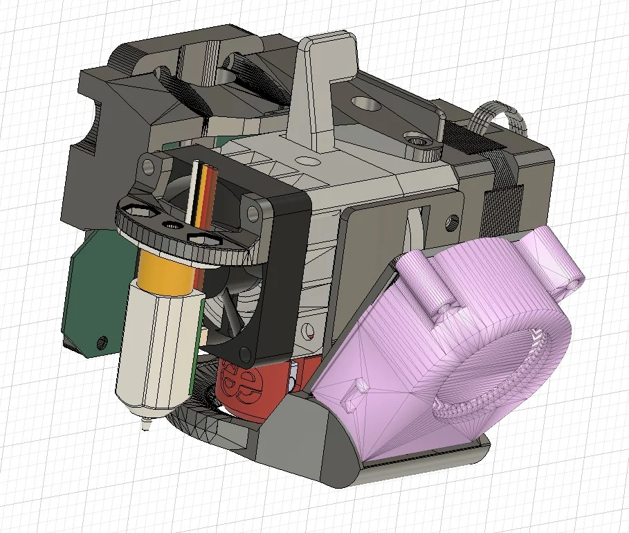BIQU H2 complete Kit for B1 single 4020 Fan - V2.1