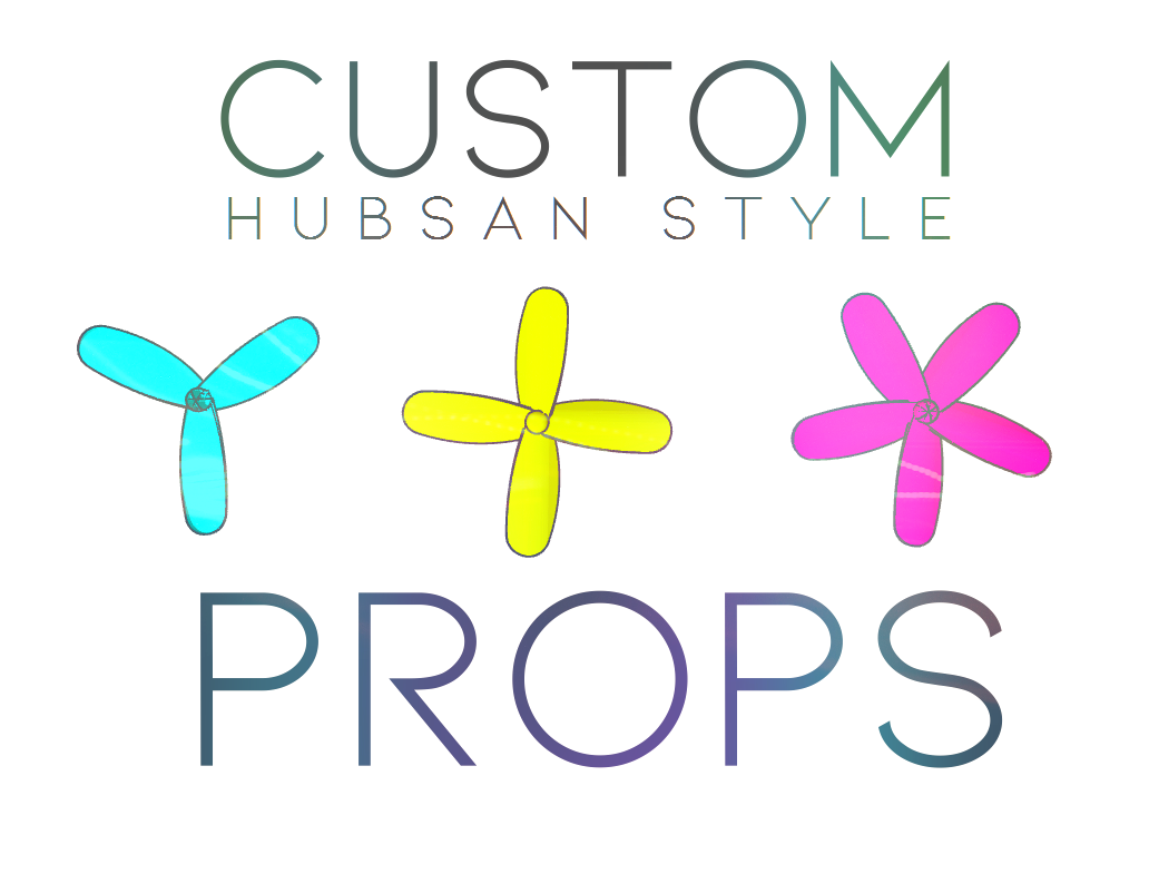 Hubsan Propellers | 3 | 4 | 5 | blades - 55mm