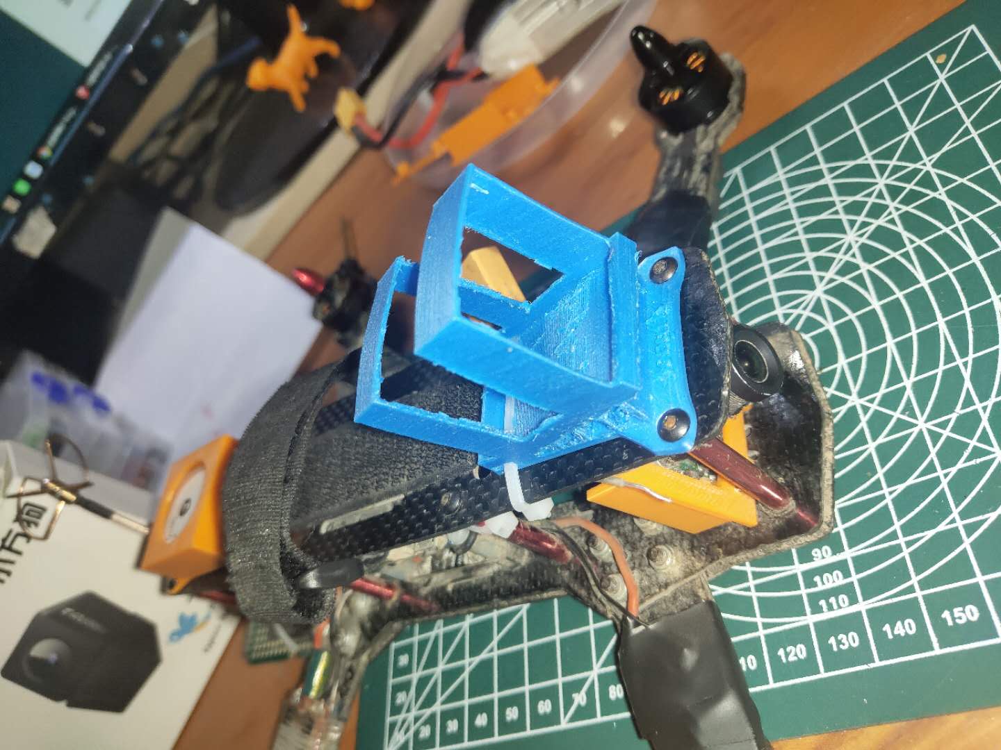 穿越机飞萤小方狗2底座 FPV firefly2 mount for qva250