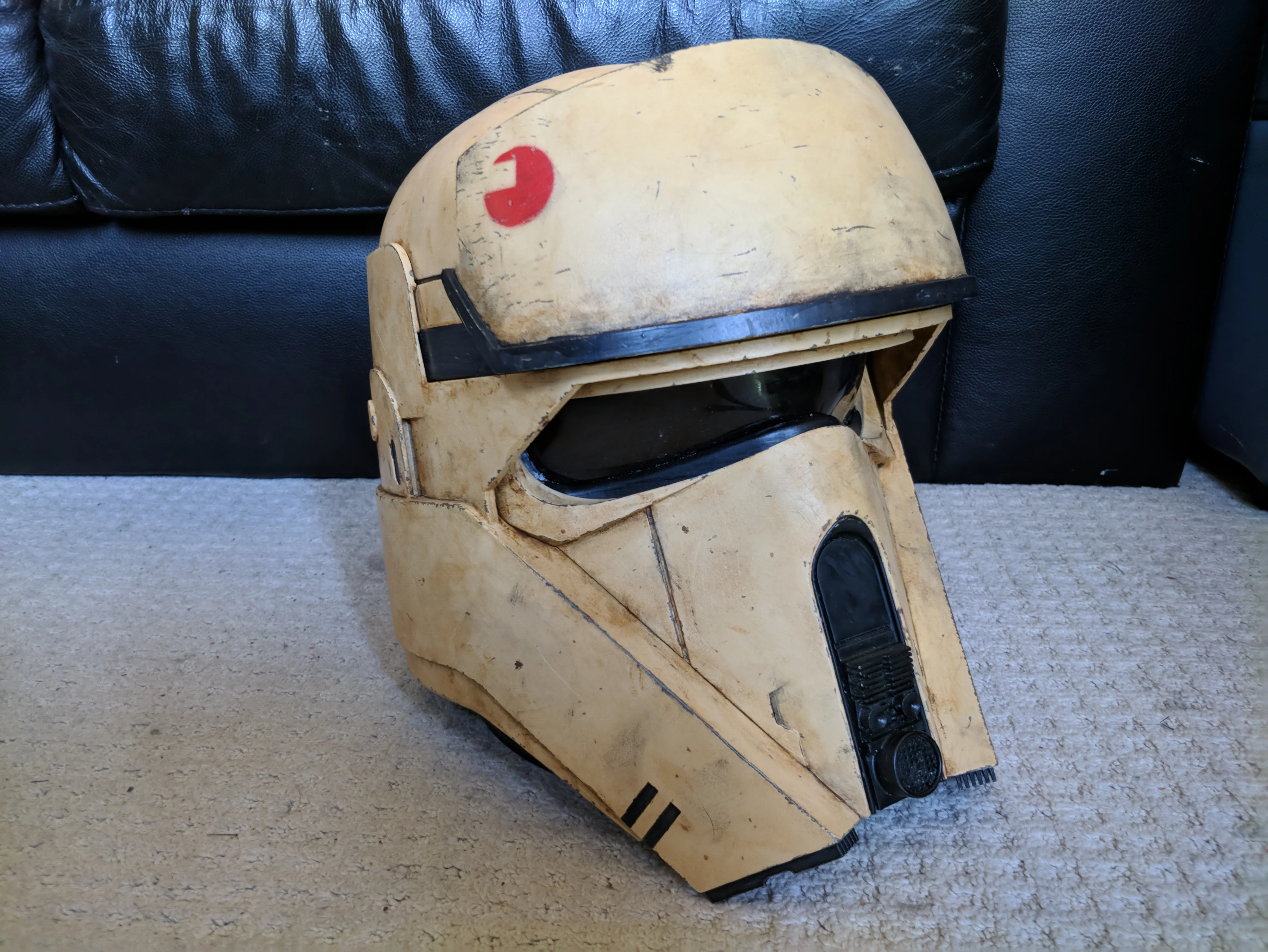 Shore Trooper Helmet V2 (Sean Fields) Split to fit 200x200 build plate