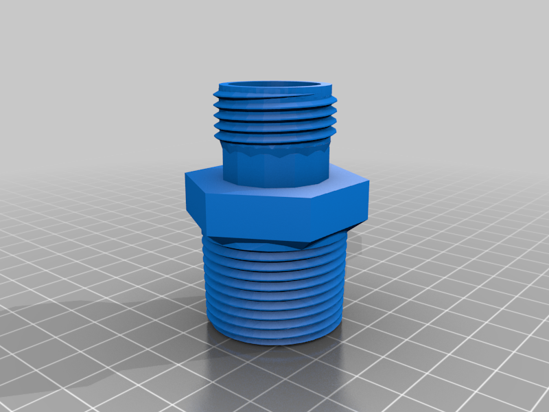 Male 1 inch NPT to GHT Hose Adapter