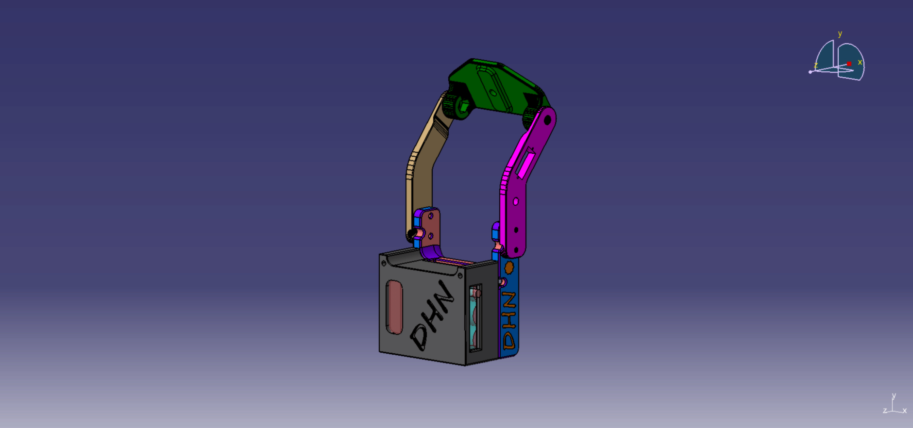 DHN_FPV_Screen_Mount_TURNIGY_9X AND TARANIS