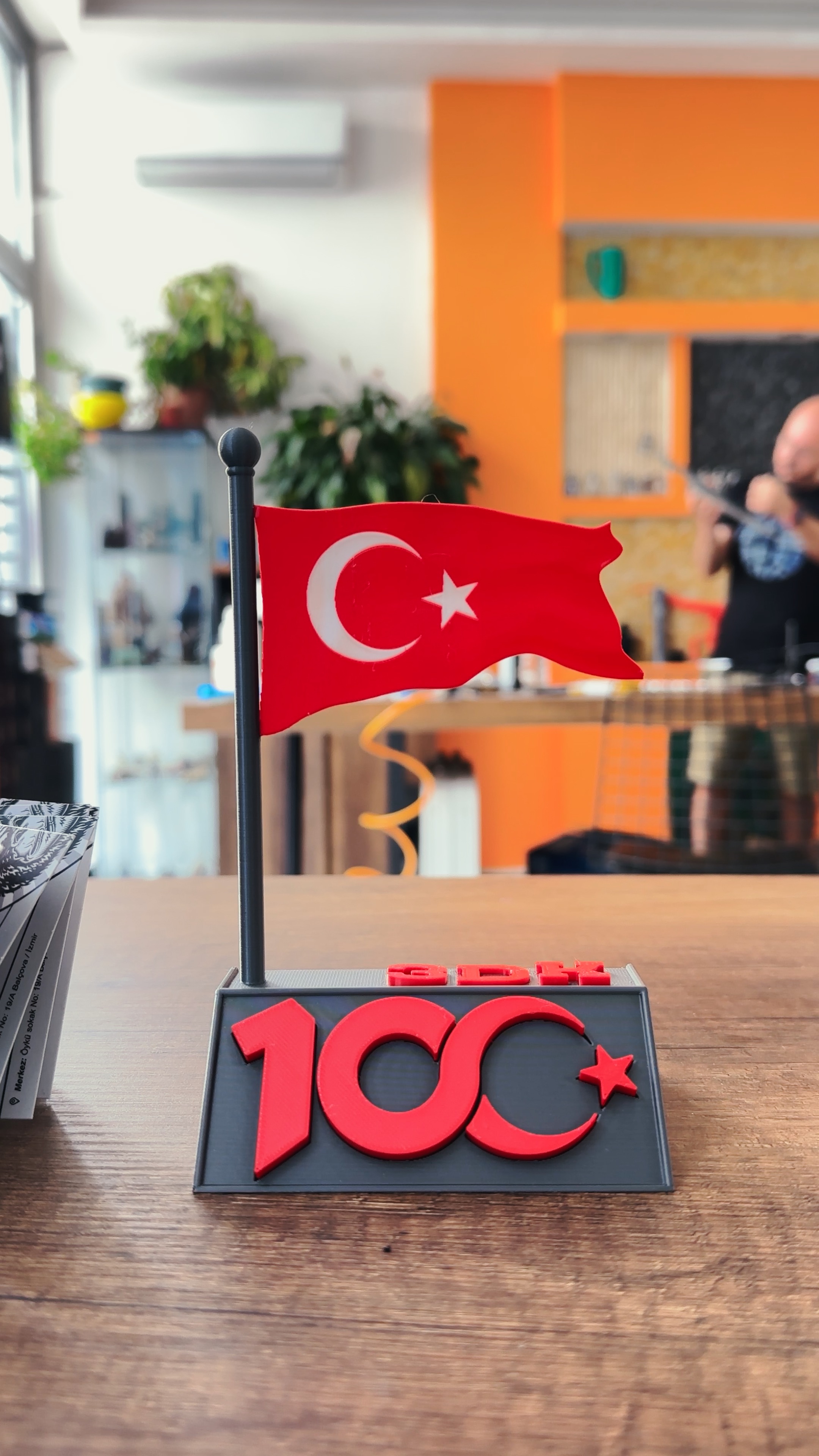 Türkiye Cumhuriyeti 100. Yıl Masa Dekoru